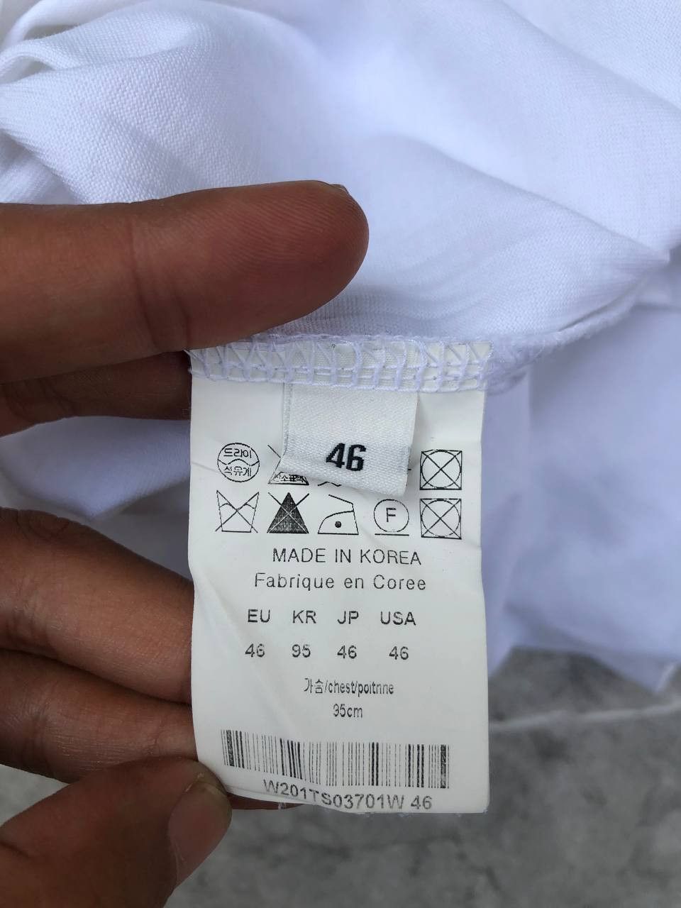 Wooyoungmi Wooyoungmi White Tee Size US L / EU 52-54 / 3 - 9 Thumbnail