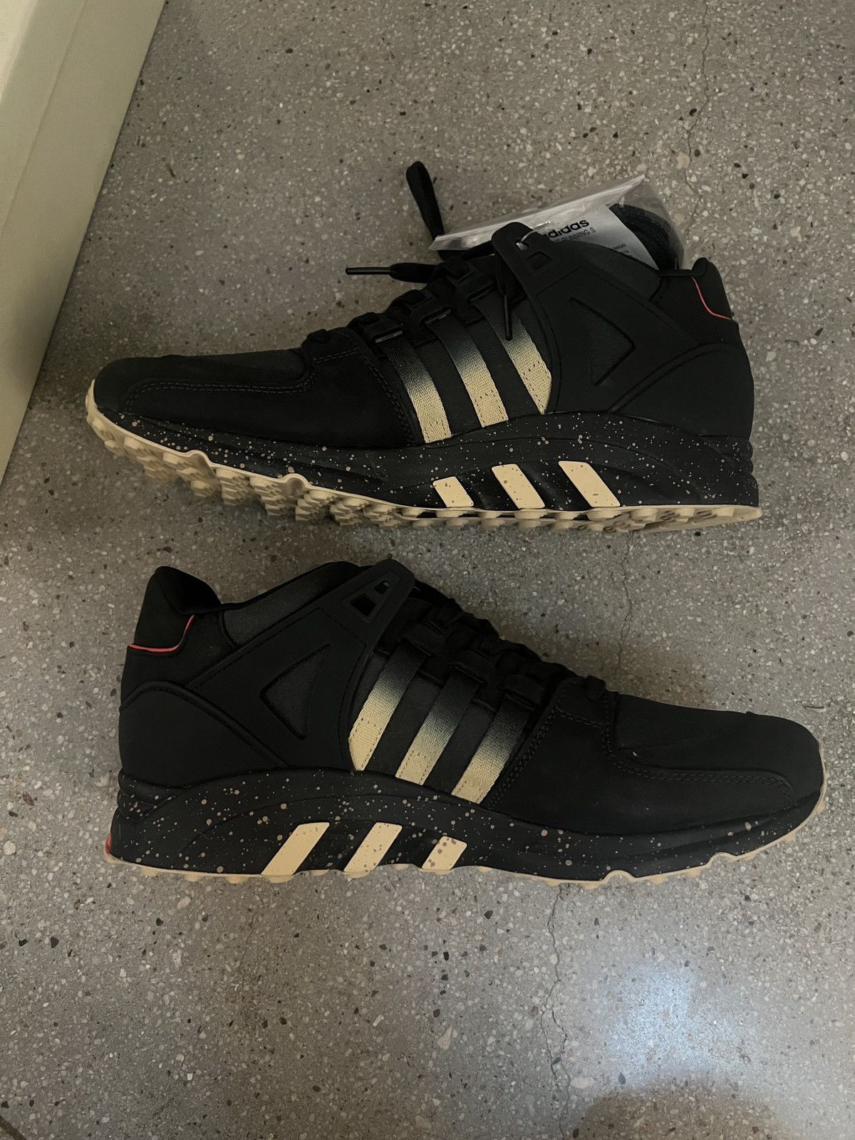 Adidas × HAL Studios Adidas Consortium x HAL EQT Running Core Black / Matte Gold Size US 12 / EU 45 - 4 Thumbnail