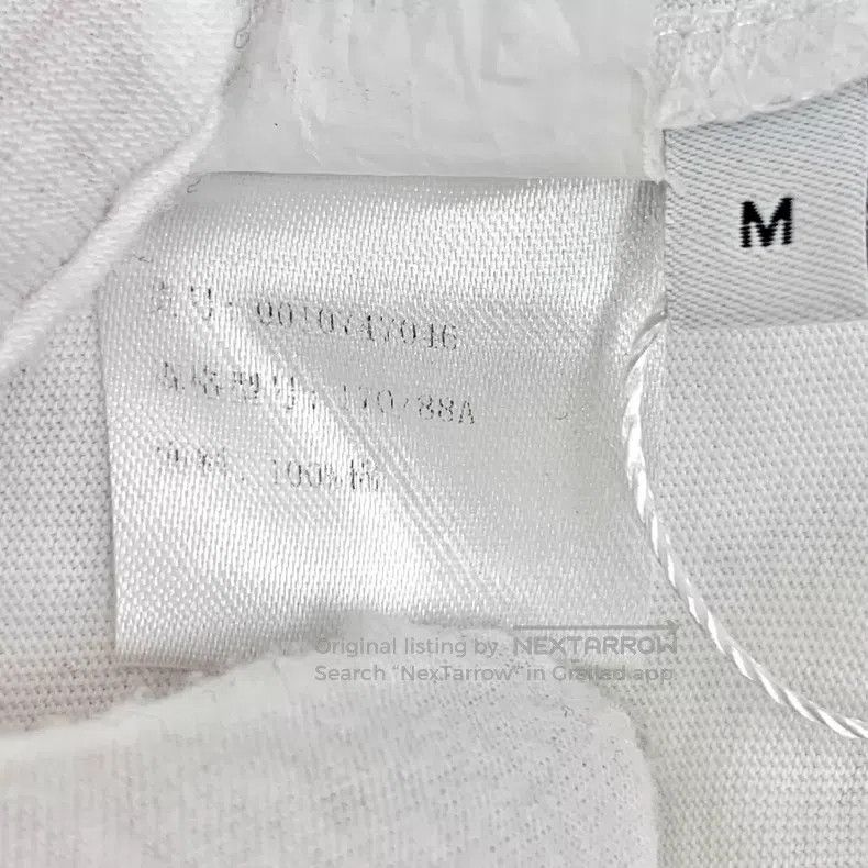 Loewe Loewe White logo embroidered cotton round neck short sleev Size US M / EU 48-50 / 2 - 7 Thumbnail