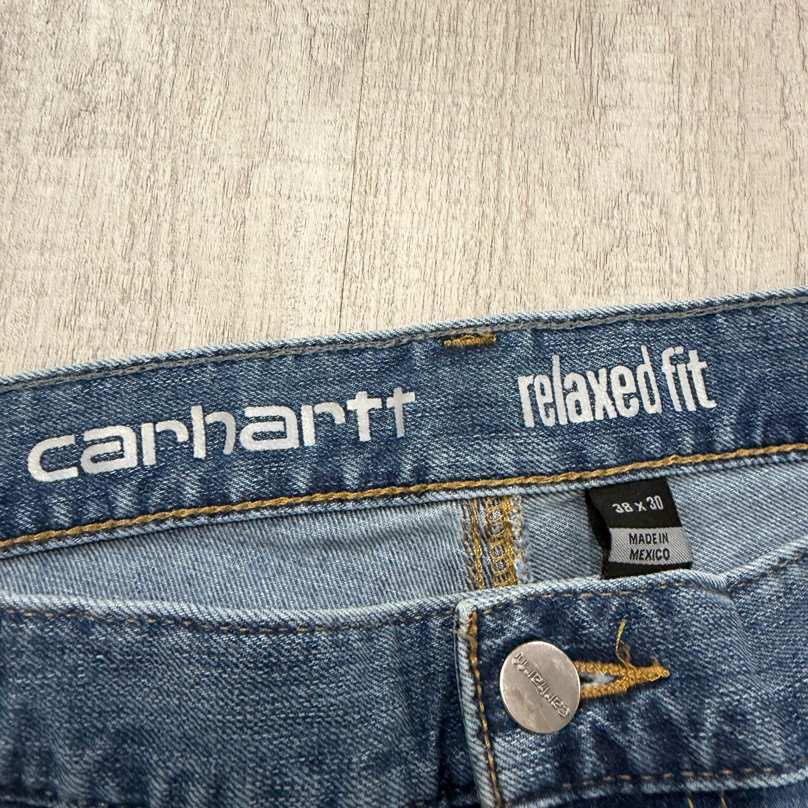 Carhartt Carhartt Rugged Flex Jeans Men's 38x30 Blue Denim Workwear Size US 38 / EU 54 - 6 Thumbnail
