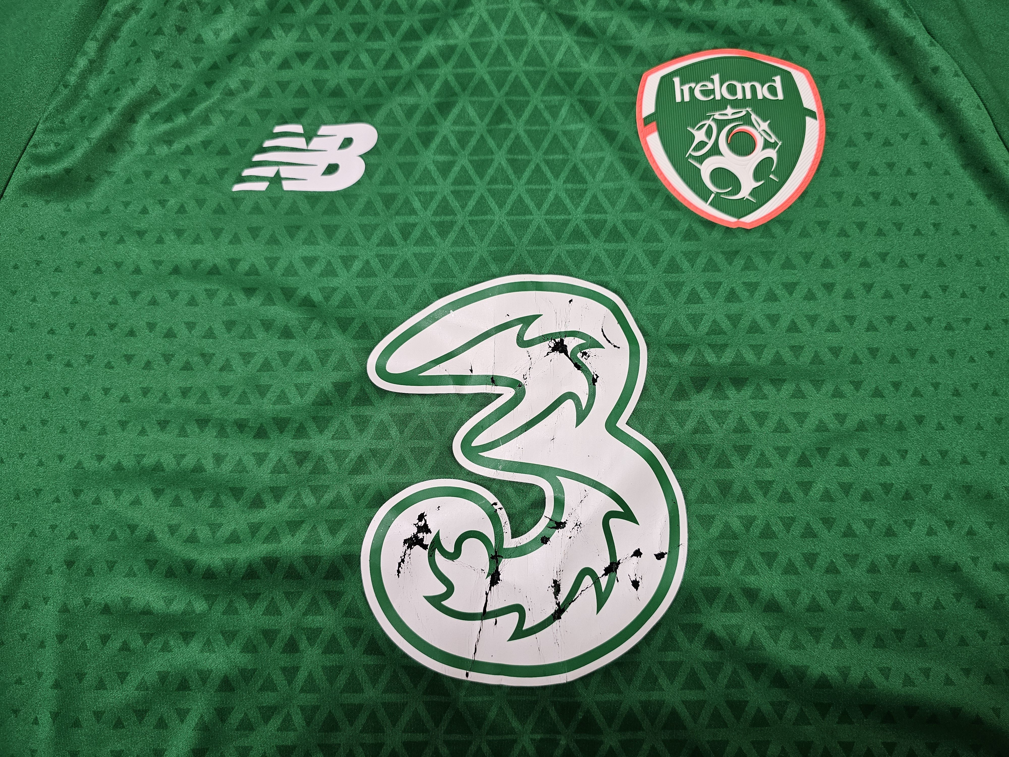 New Balance IRELAND 2018 2019 HOME FOOTBALL SHIRT SOCCER JERSEY Size US M / EU 48-50 / 2 - 3 Thumbnail