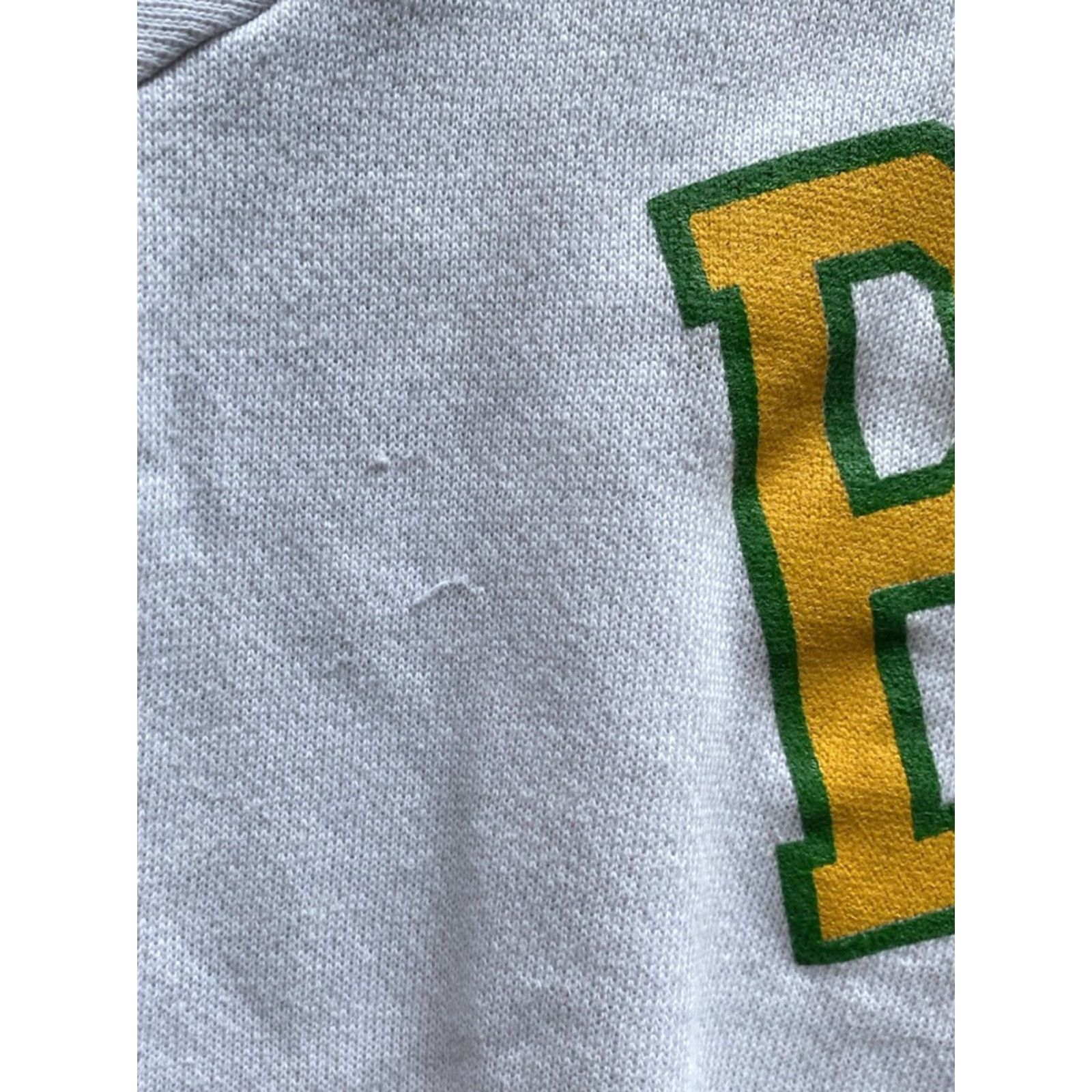 Anvil VINTAGE Anvil Sweatshirt Baylor College Made In USA Mens L White Long Sleeve USA University College Pullover Wear Size US L / EU 52-54 / 3 - 7 Thumbnail