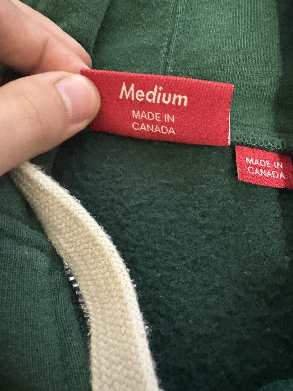 Supreme Supreme 2022 winter release dark green zip up small box logo Size US M / EU 48-50 / 2 - 10 Thumbnail