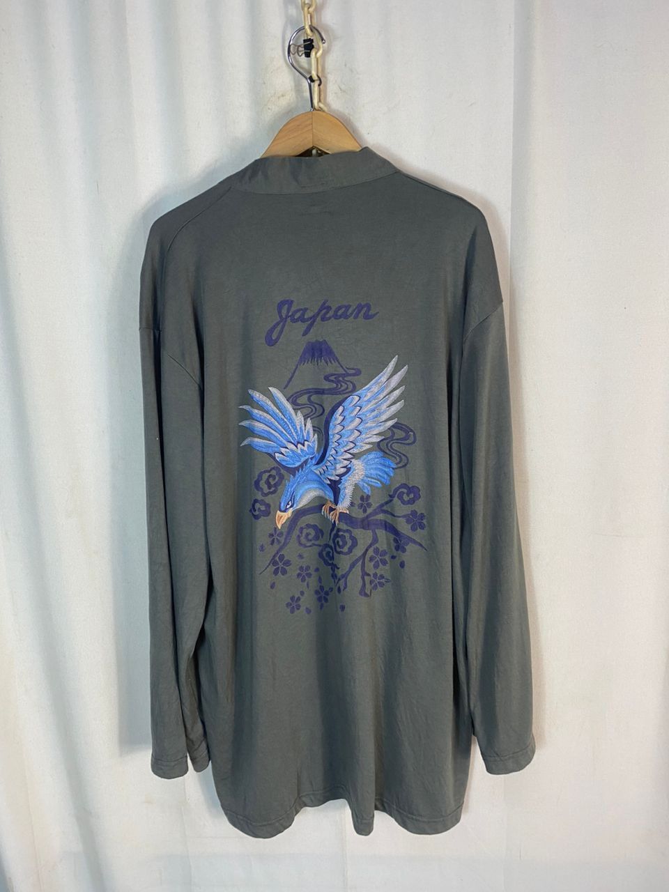 Japanese Brand Hnisex🔥Sukajan embroidered printed cardigan shirt Size US XL / EU 56 / 4 - 10 Thumbnail