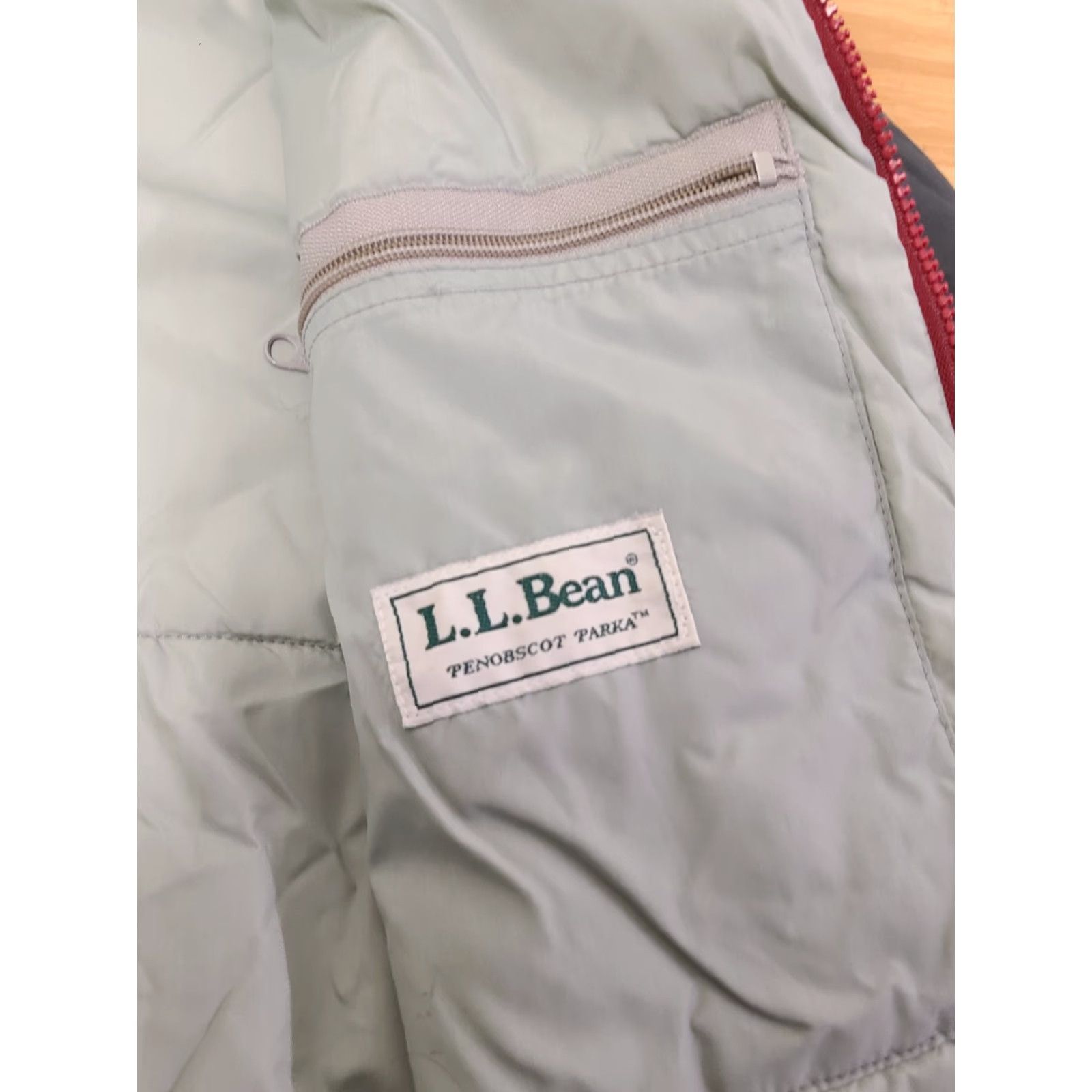 Vintage VINTAGE LL Bean Penobscot Parka Hooded Zip Up Insulated Parka Jacket XL Men Gray Size US XL / EU 56 / 4 - 6 Thumbnail