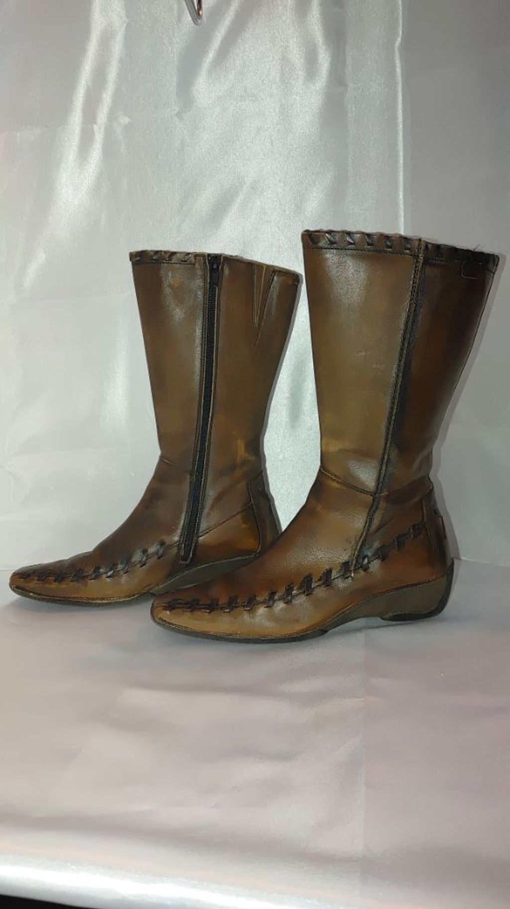 Pinko Pikolinos Whip Stitch Naturellement Boots Size 38 Size US 7.5 / IT 37.5 - 2 Thumbnail