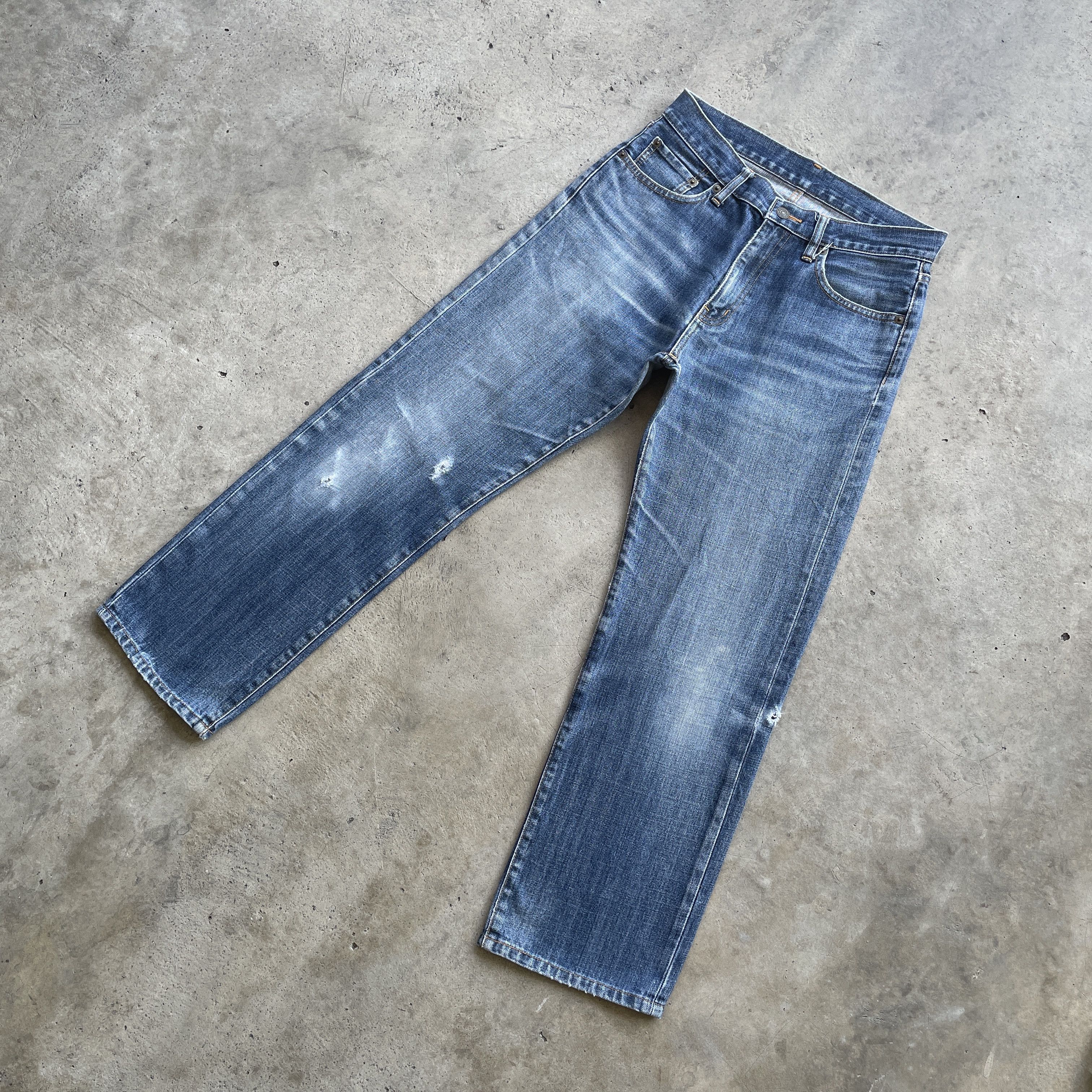 Japanese Brand Vintage Japanese Brand Denim Jeans Faded Pants W29x28 Size US 29 - 1 Thumbnail
