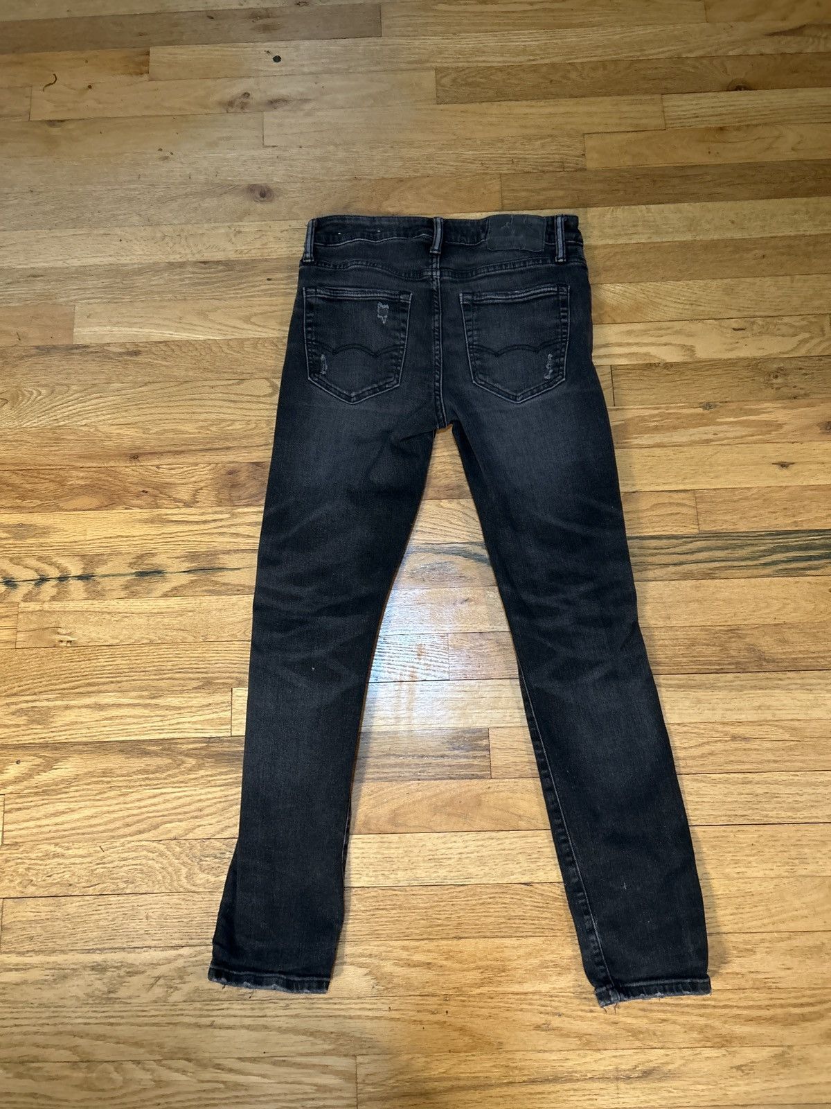 American Eagle Outfitters × Vintage American Eagle Airflex+ Black distressed jeans Size US 28 / EU 44 - 2 Thumbnail