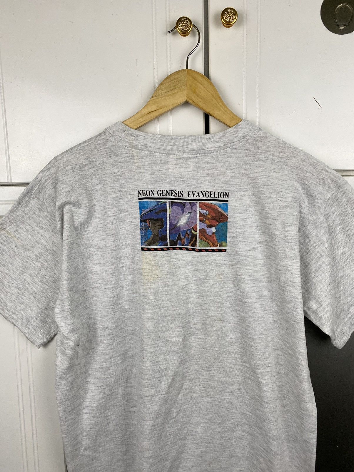 Anime × Japanese Brand × Vintage Vintage 90s Evangelion Promo Sega Tee Size US M / EU 48-50 / 2 - 2 Thumbnail