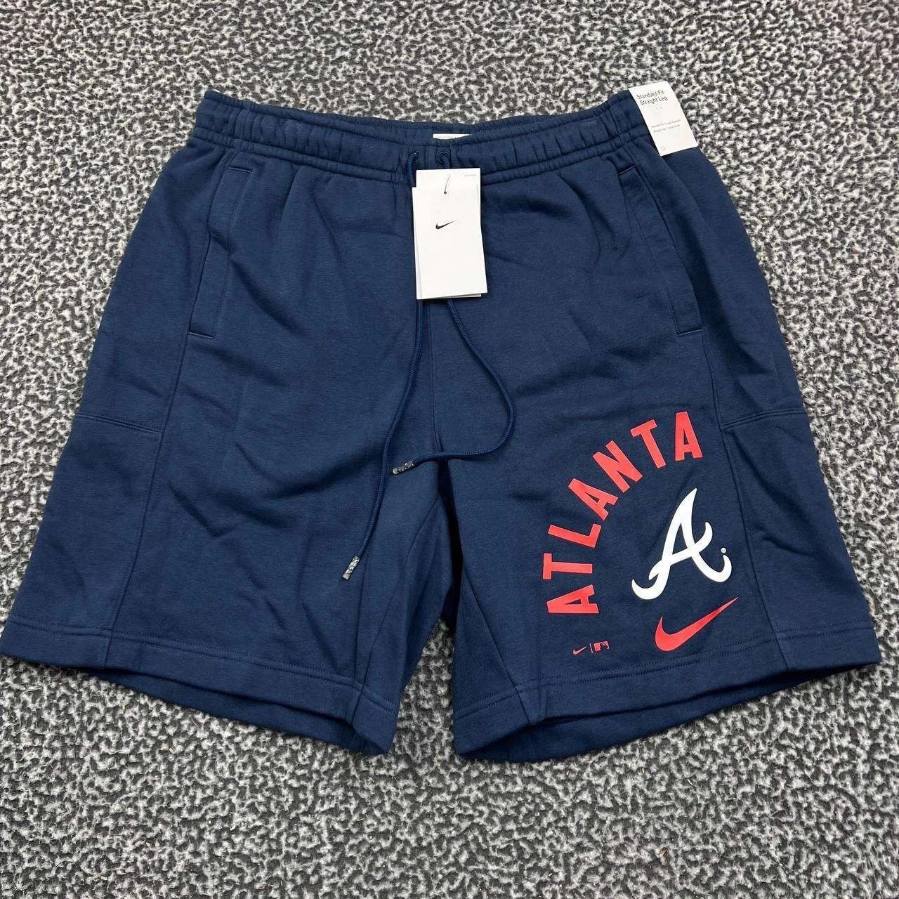 Nike Nike Athletic Shorts L Atlanta Braves MLB Standard Fit 34 Size US 34 / EU 50 - 1 Thumbnail