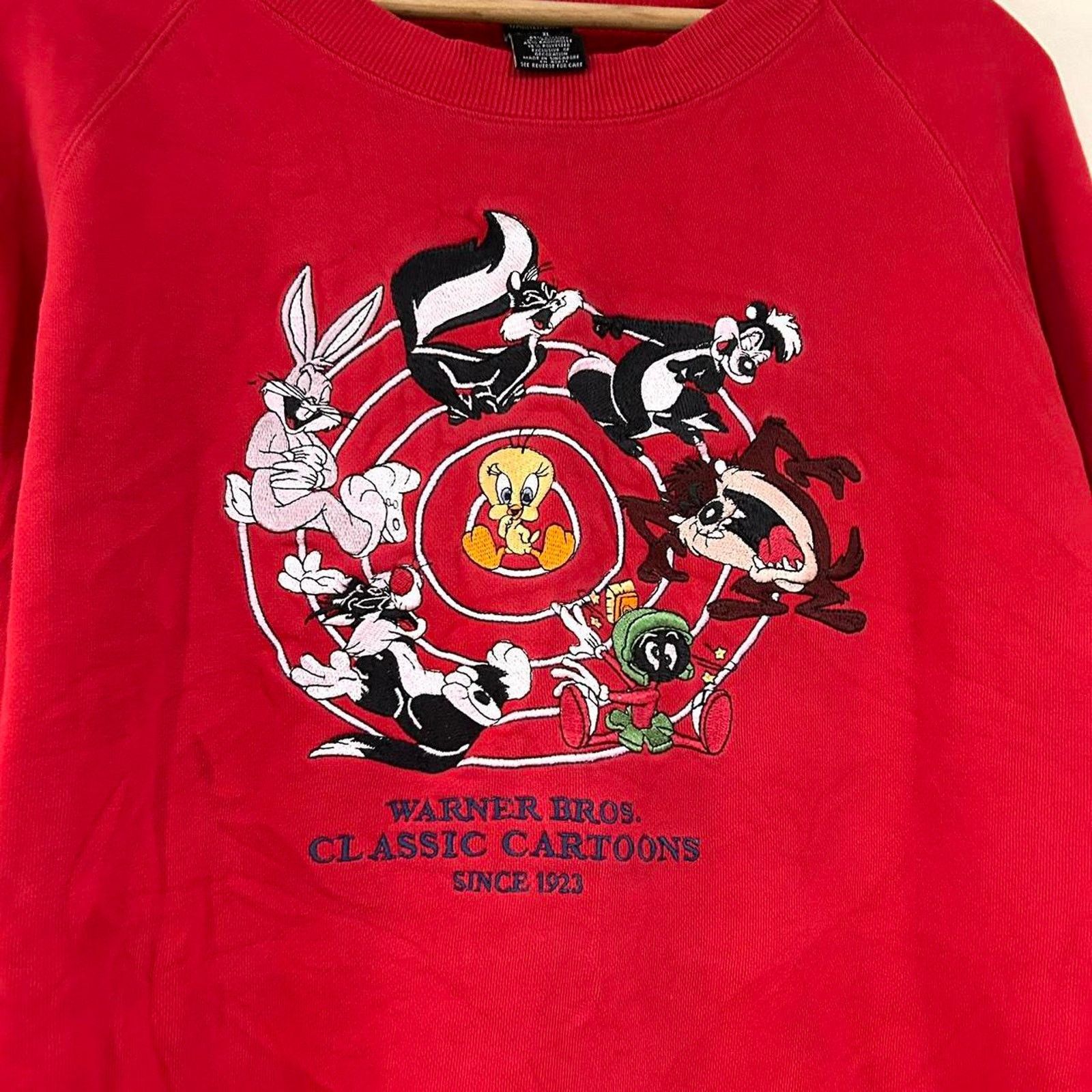 Warner Bros Vintage 90’s Warner Bros Classic Cartoons Bullseye Crewneck Size US XL / EU 56 / 4 - 2 Thumbnail