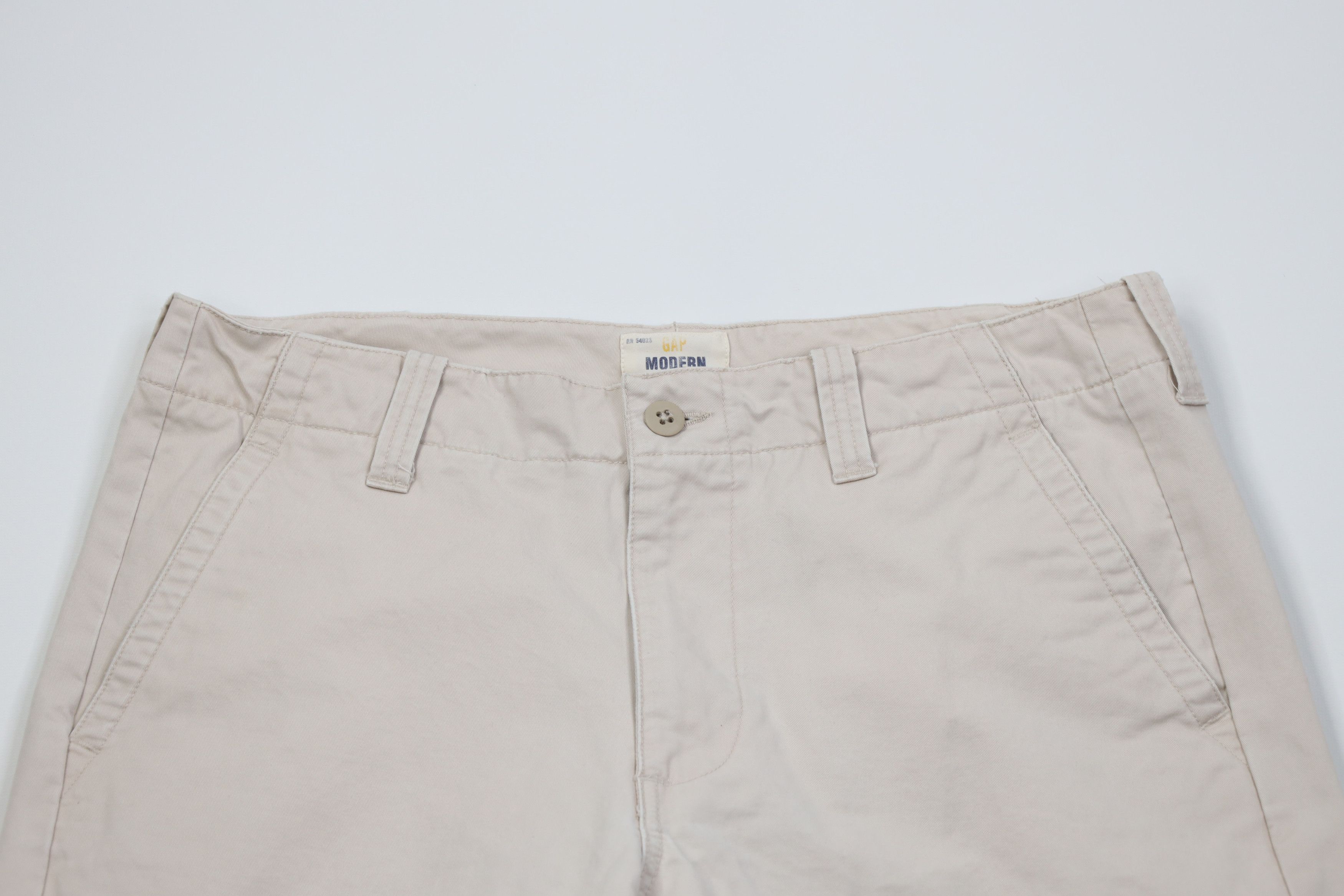 Gap Vintage Y2K Gap Modern Hipster Wide Leg Chino Pants Beige Size US 33 - 2 Thumbnail