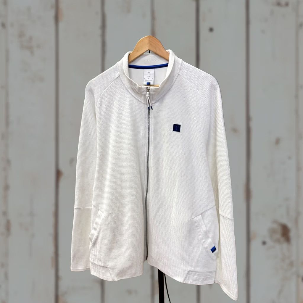 Nike Nike Roger Federer RF Tennis Challenge Court Zip Hoodie Mens XL White Size US XL / EU 56 / 4 - 1 Thumbnail
