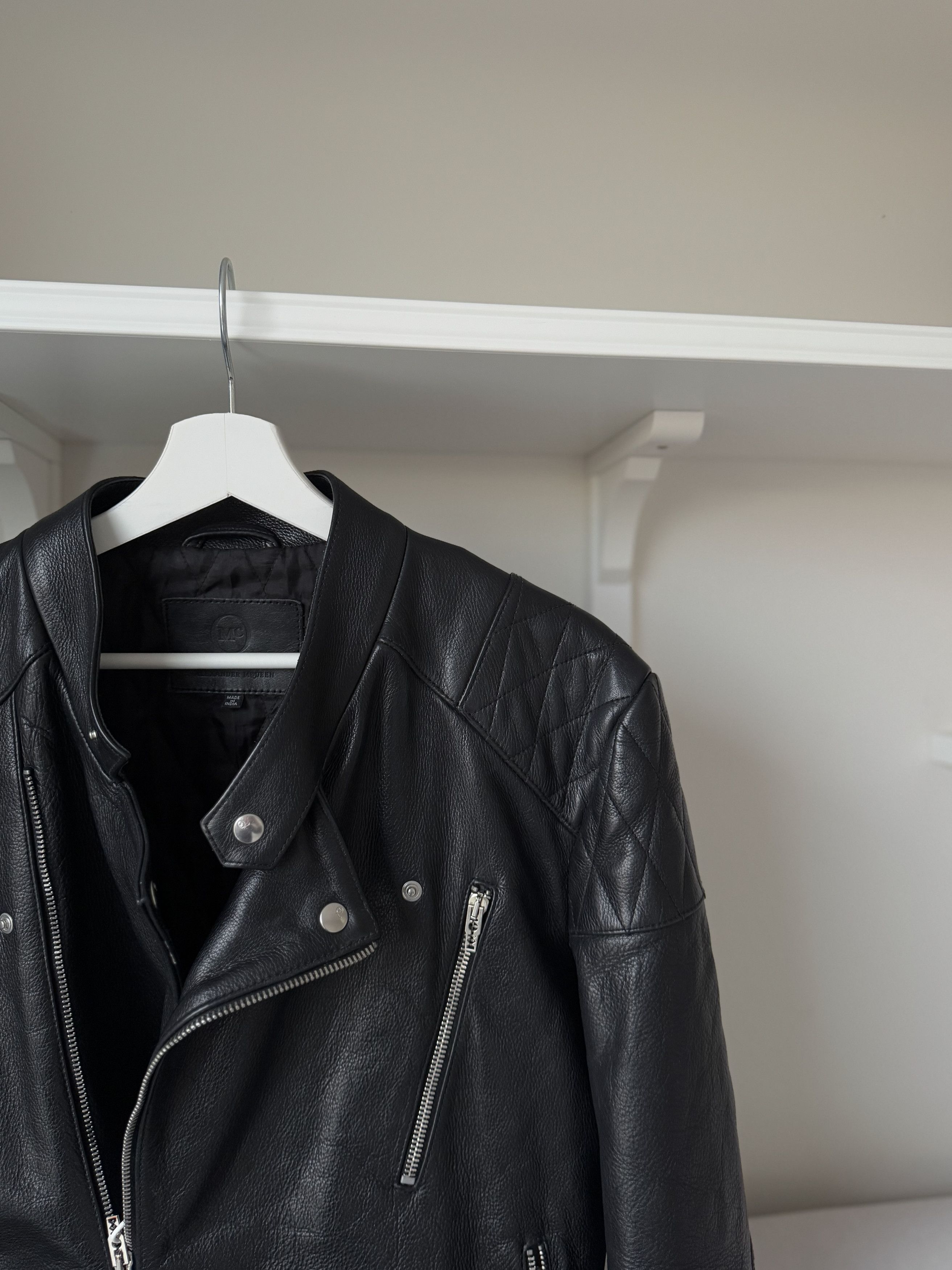 Alexander McQueen Alexander McQueen Leather Biker Jacket Size US M / EU 48-50 / 2 - 9 Thumbnail