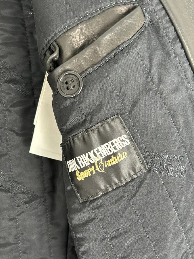 Dirk Bikkembergs AW2008 Dirk Bikkembergs Black Leather Contrast Block Jacket Size US M / EU 48-50 / 2 - 11 Thumbnail
