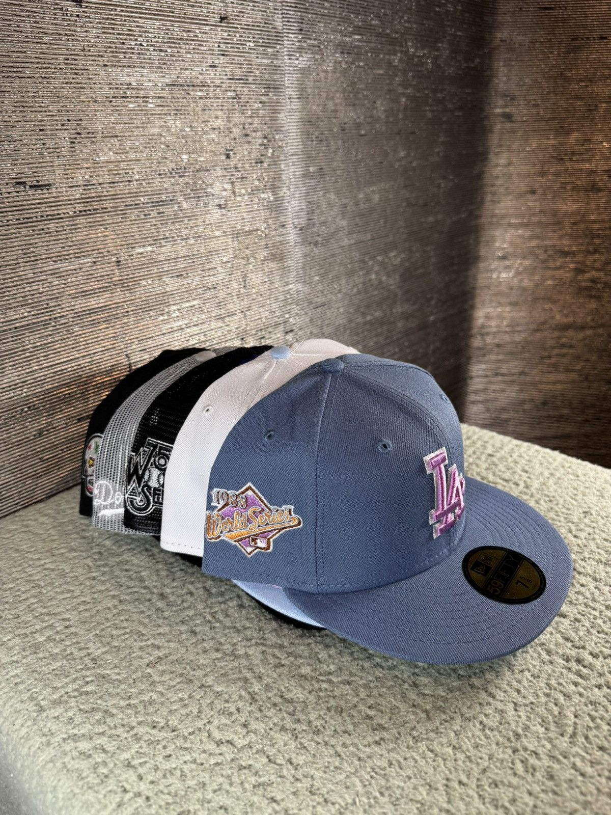 Other (5) New Era 59FIFTY LA Dodgers Fitted/Snapback Caps Size ONE SIZE - 2 Thumbnail