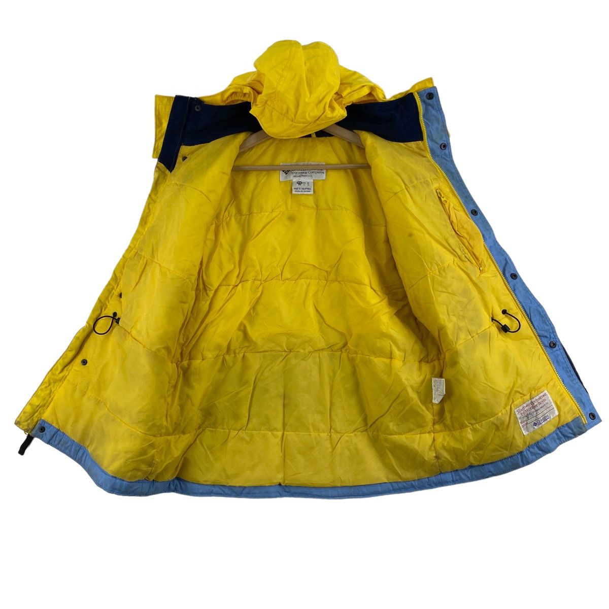 Columbia × Vintage Vintage COLUMBIA SPORTWEAR USA Yellow Windbreaker Winter Size US XL / EU 56 / 4 - 5 Thumbnail