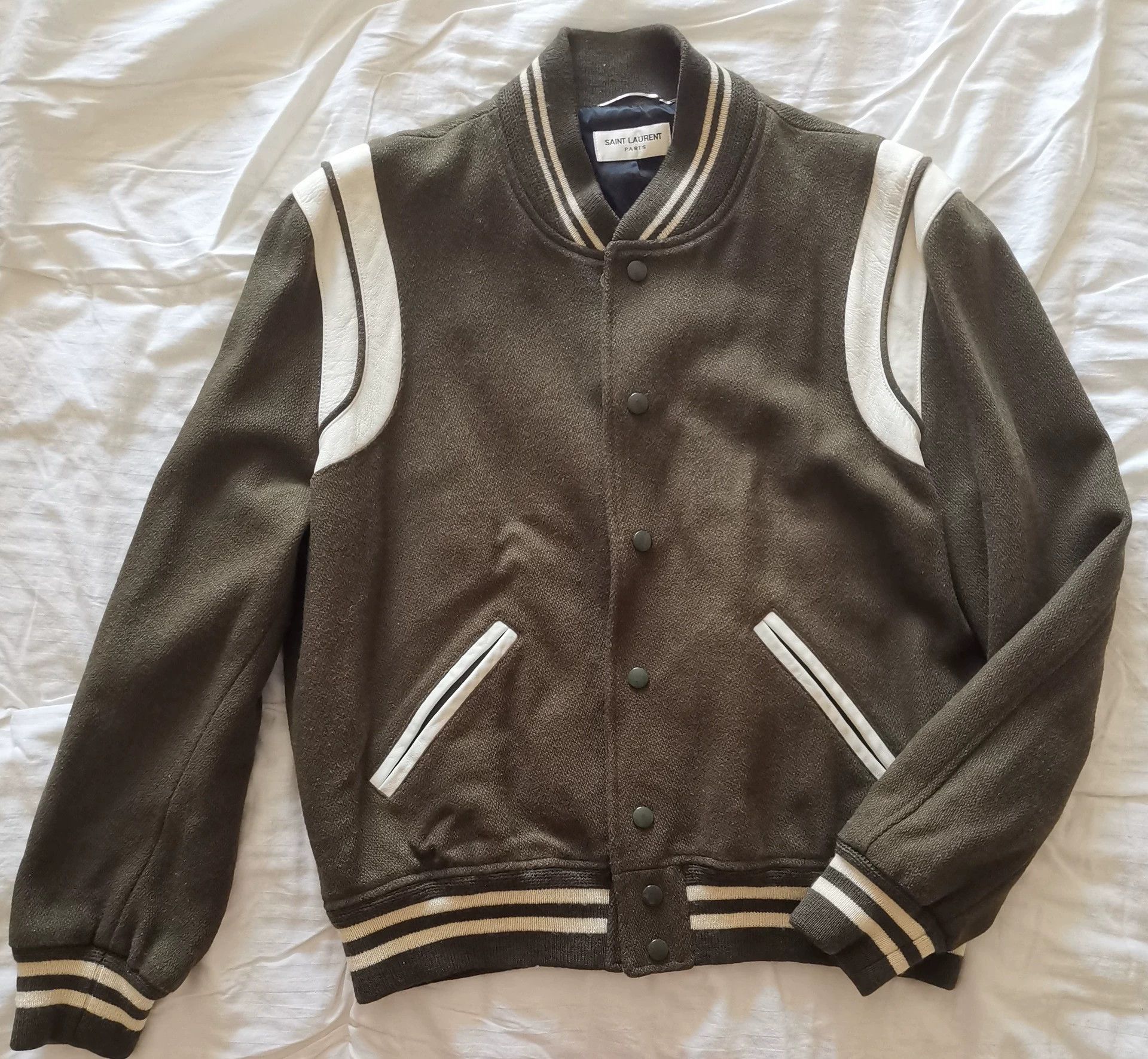 Saint Laurent Paris Saint Laurent Paris baseball jacket Size US L / EU 52-54 / 3 - 1 Thumbnail