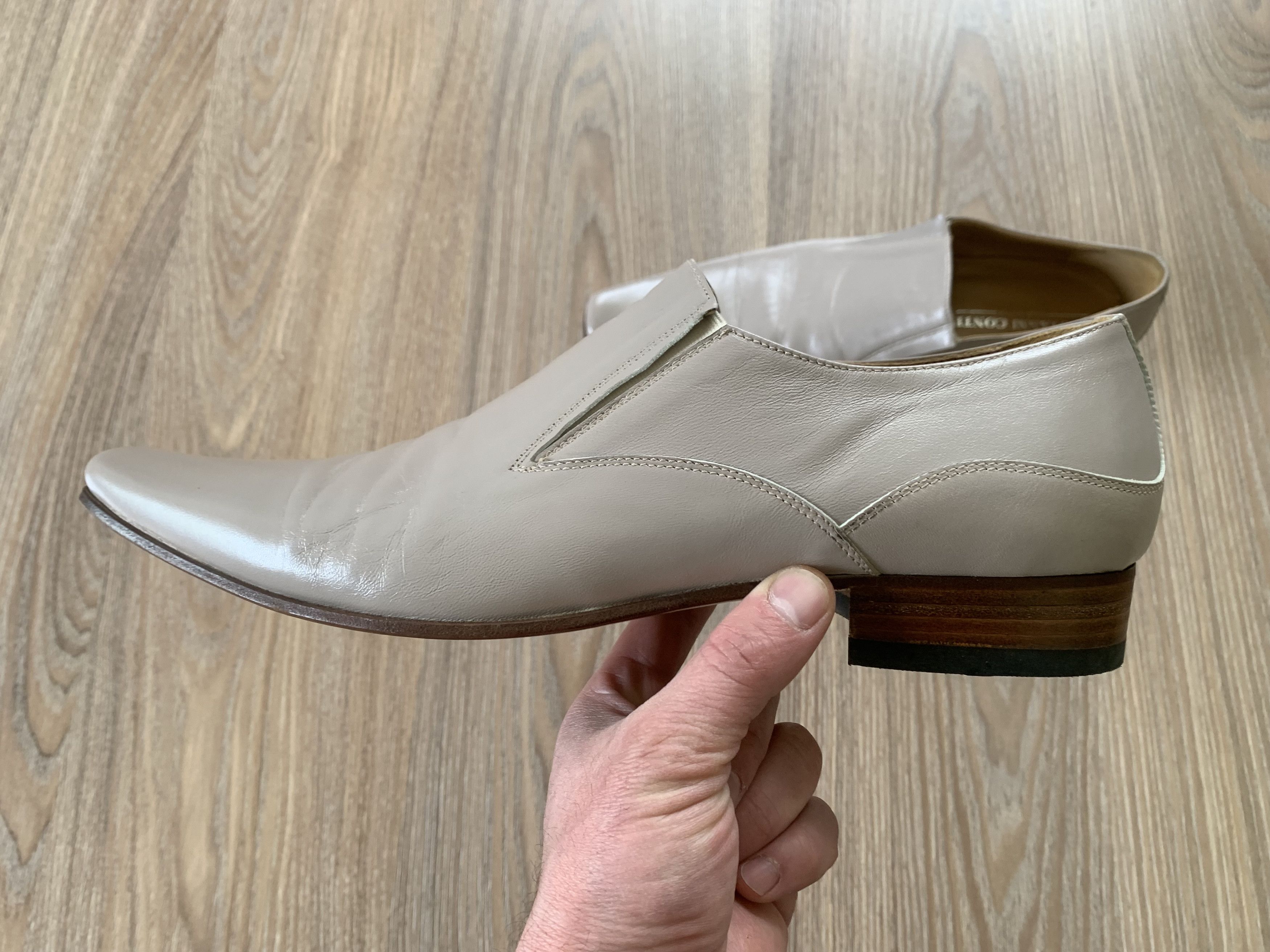 Other Giovanni Conti Men's Grey Formal Leather Shoes Size US 11 / EU 44 - 3 Thumbnail