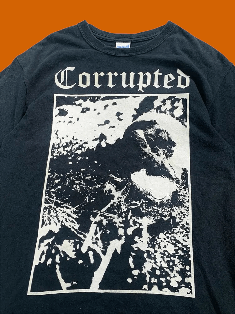 Band Tees × Vintage corrupted band | Grailed