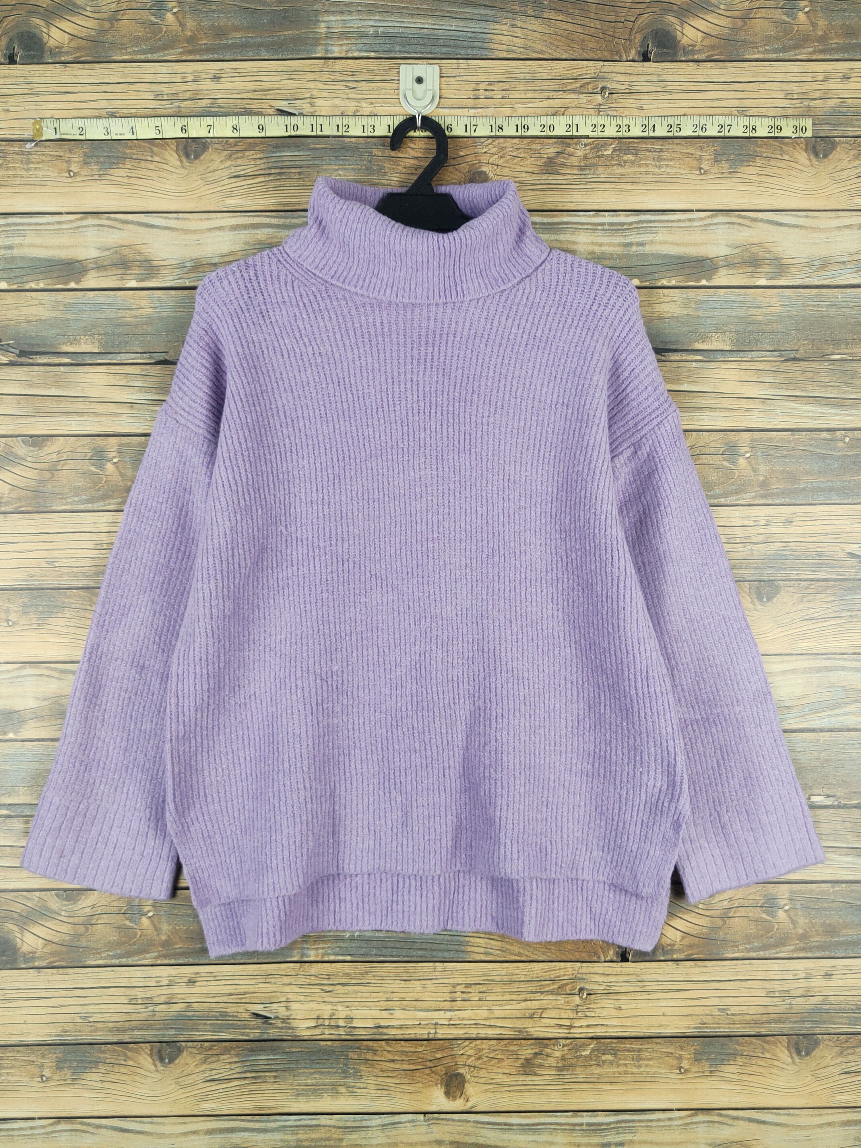 GU GU Light Purple Knitwear Sweatshirts #W1103 Size US M / EU 48-50 / 2 - 1 Thumbnail