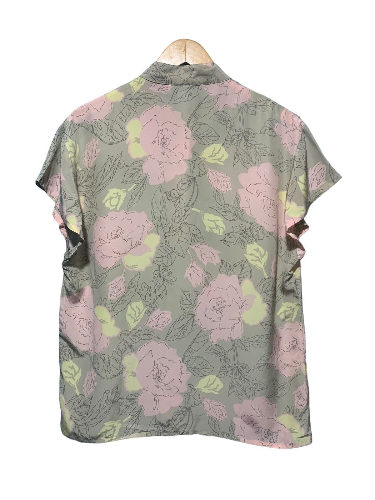 Balenciaga × Vintage Vintage Balenciaga floral print hawaiian shirt Size L / US 10 / IT 46 - 3 Thumbnail