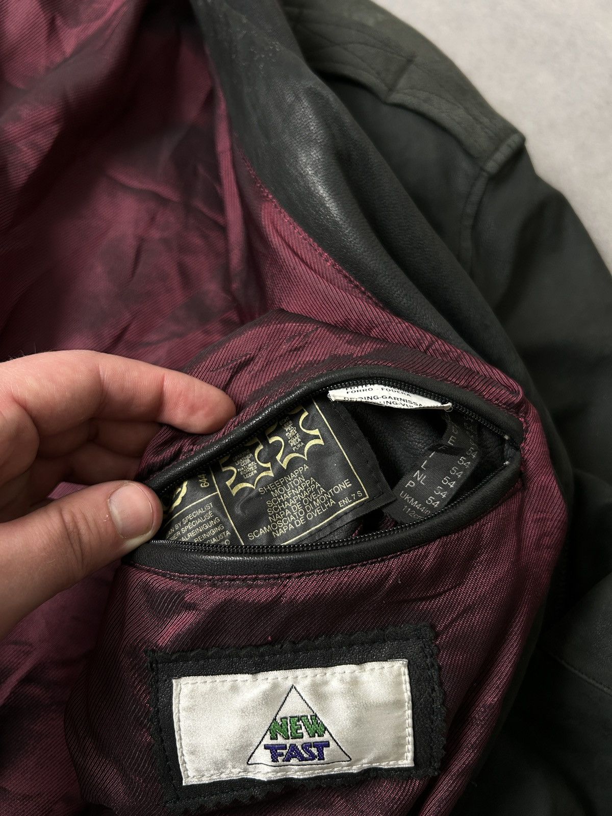 Genuine Leather Vintage Genuine Leather biker jacket cowboys mens Size US L / EU 52-54 / 3 - 6 Thumbnail