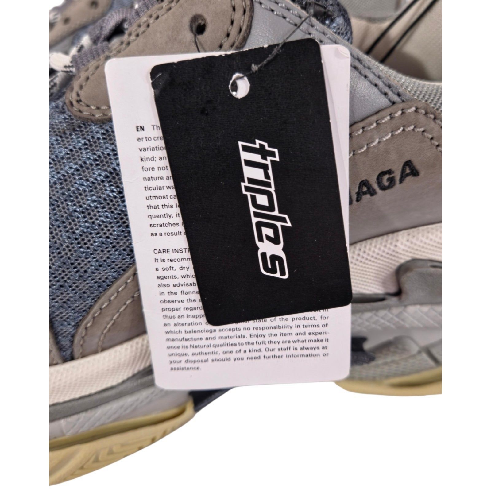 Balenciaga Balenciaga Triple S Sneakers US 7 EU 40 Mens Gray $1100 Size US 7 / EU 40 - 8 Thumbnail