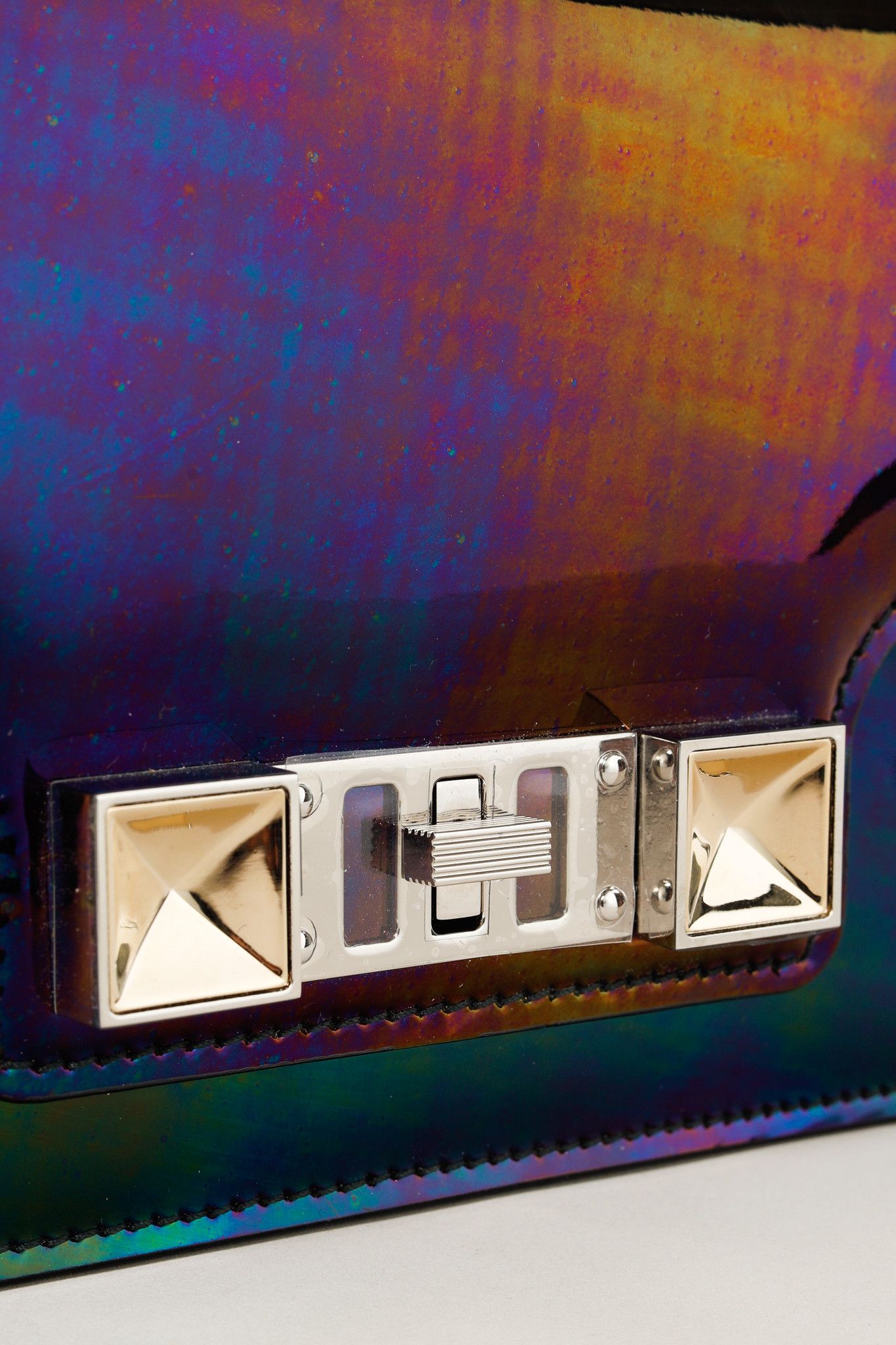 Proenza Schouler Proenza Schouler PS11 Oil Slick Leather Chain Wallet Size ONE SIZE - 8 Thumbnail