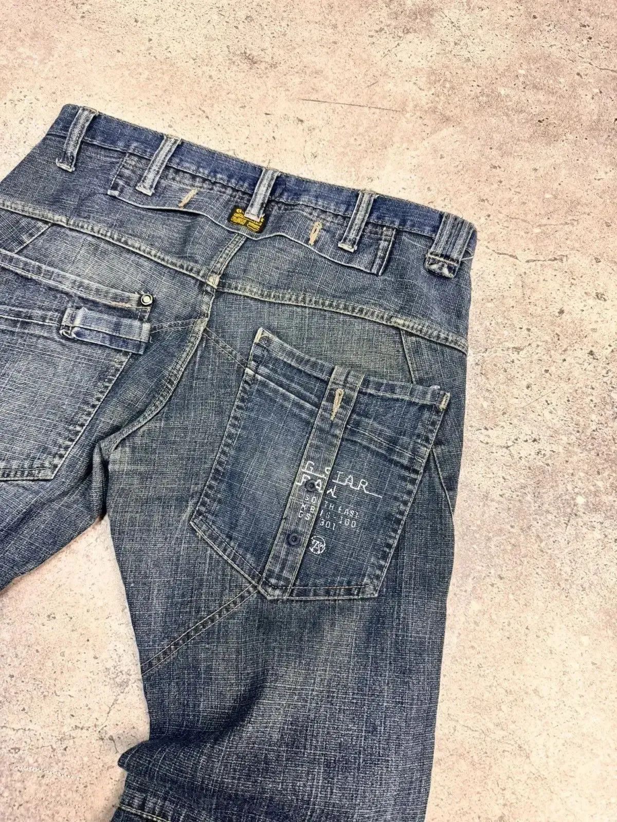 Vintage Junya Watanabe Style G Star raw Bondage Cargo Pans Size US 34 / EU 50 - 11 Thumbnail