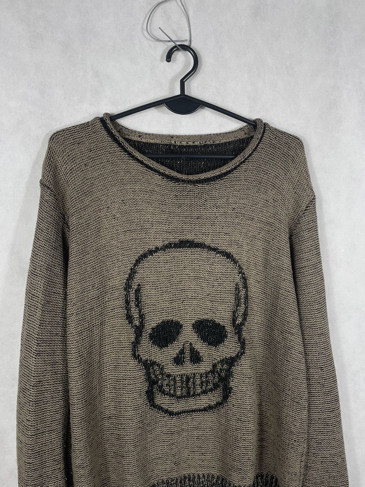 Affliction × Vintage Big Skull 00s 90s Sweater Knitwear Pull Sweatshirt Crewneck Size US M / EU 48-50 / 2 - 4 Thumbnail