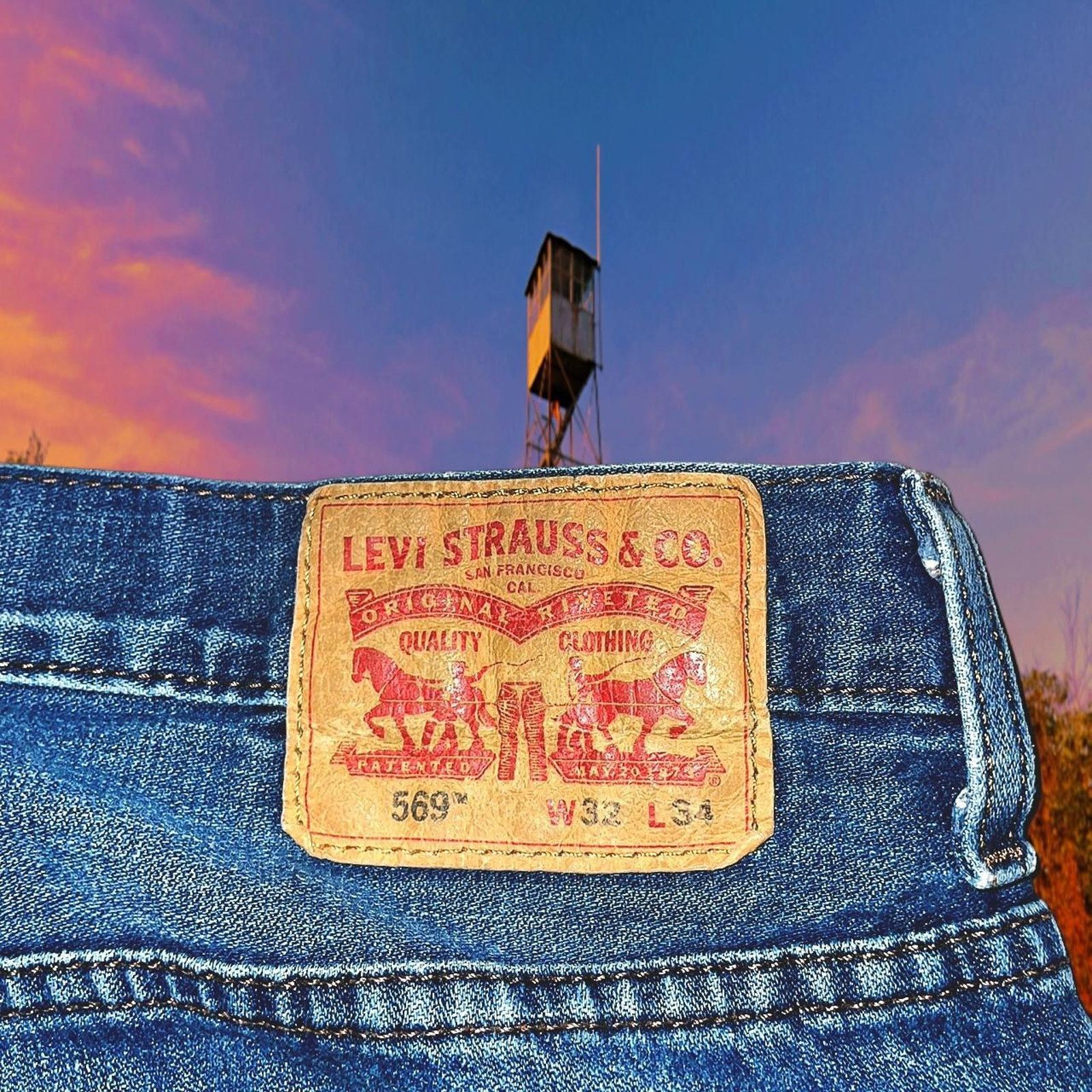 Levi's Levis 569 blue jeans Size US 34 / EU 50 - 1 Thumbnail
