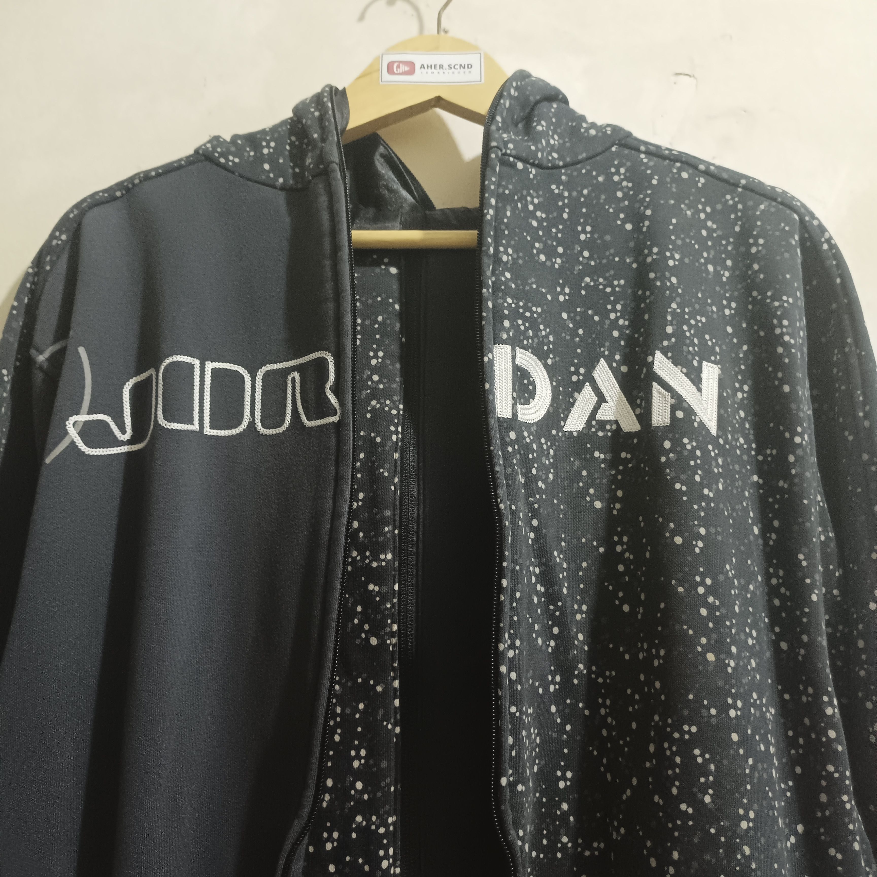 Jordan Brand Vintage Air Jordan Galaxy Flight Reversible Full Zip Hoodie Size US S / EU 44-46 / 1 - 9 Thumbnail