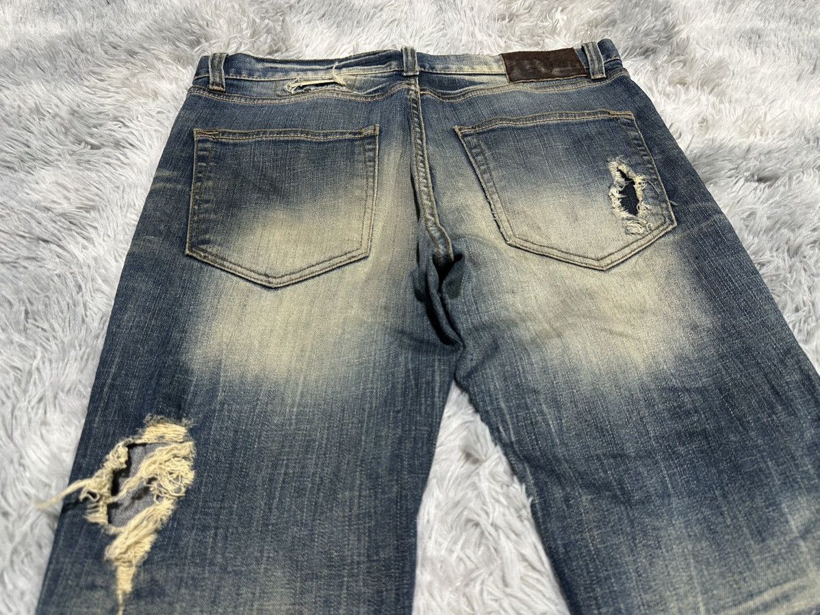GOA 🔥Y2K Archived Goa Mud Wash Zipper Flared Denim Distressed Size US 34 / EU 50 - 18 Thumbnail