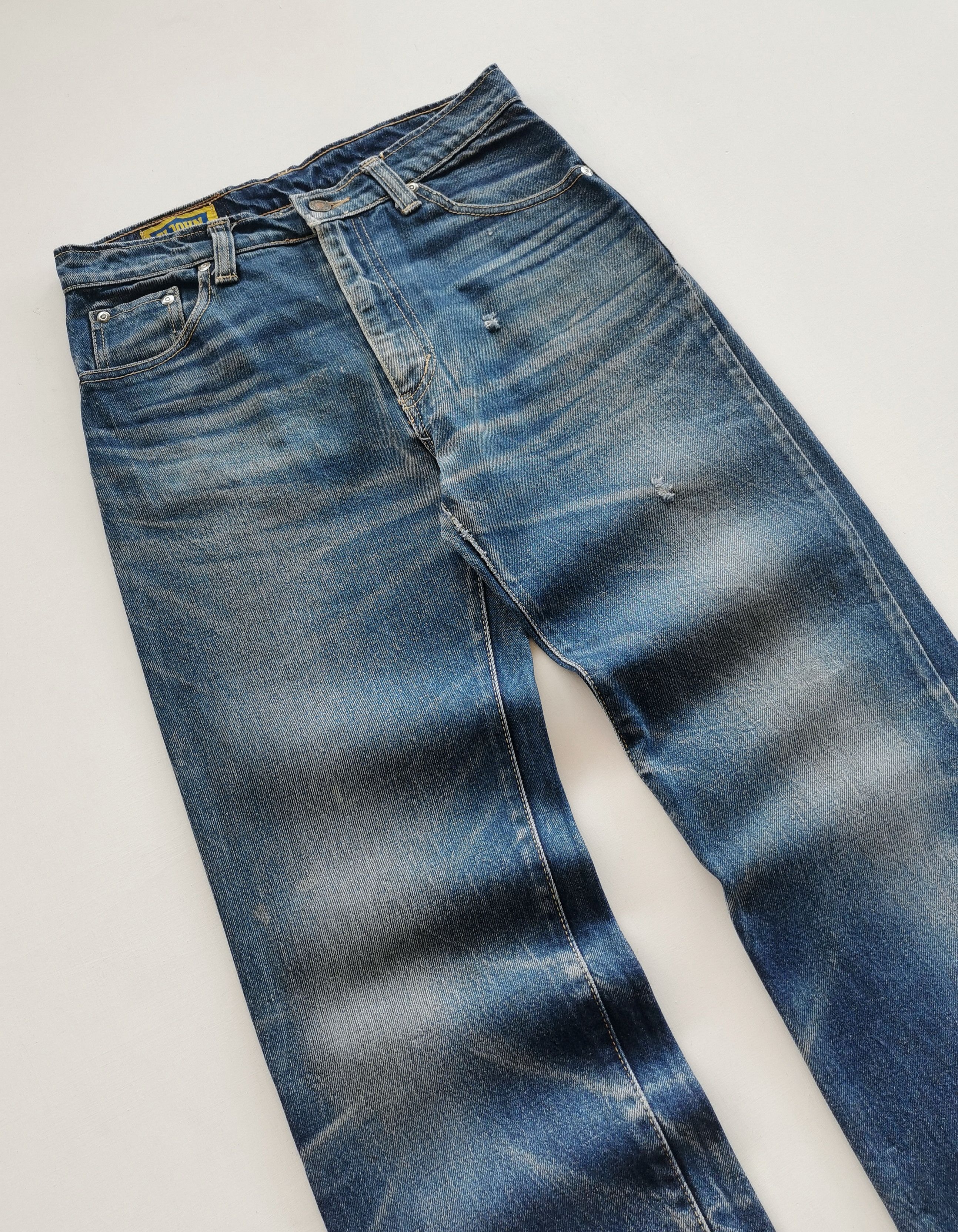 Jean Japanese Brand Eljohn Denim Jeans Size US 29 - 5 Thumbnail