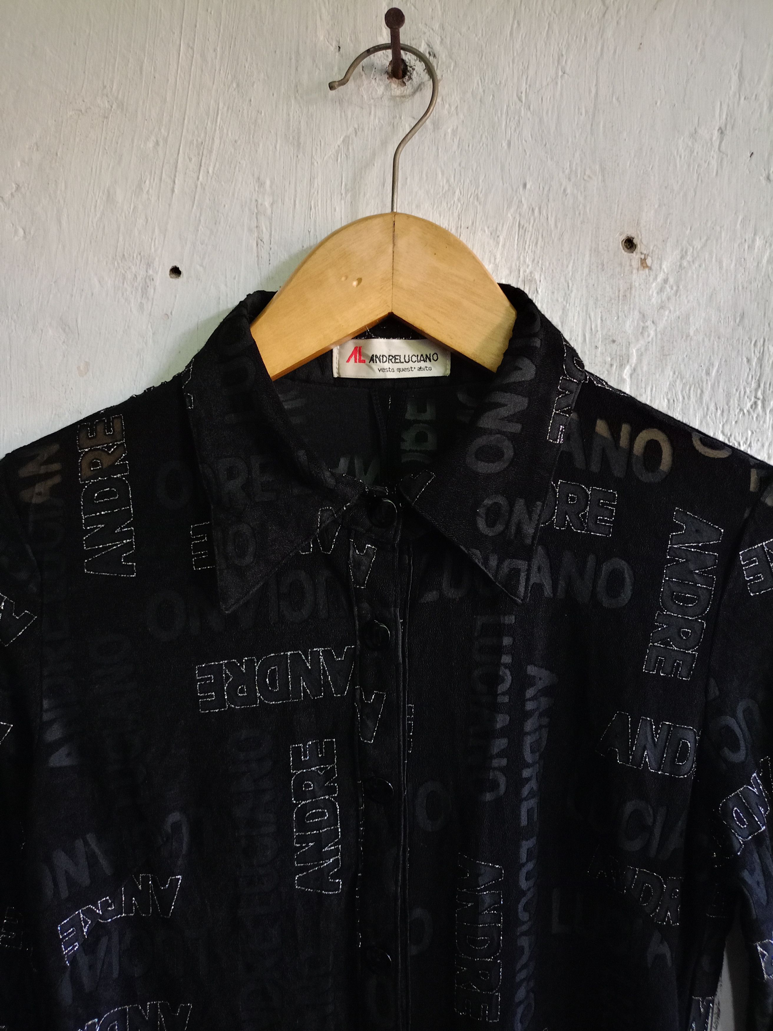 Andreluciano Rare Andreluciano Monogram button shirts Size XS / US 0-2 / IT 36-38 - 2 Thumbnail