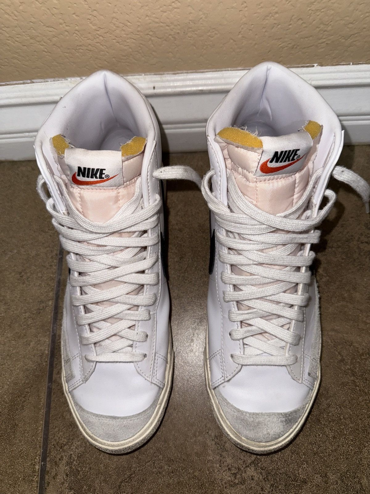 Nike Nike Blazer Mid 77 Black and White Size US 10 / EU 43 - 3 Thumbnail