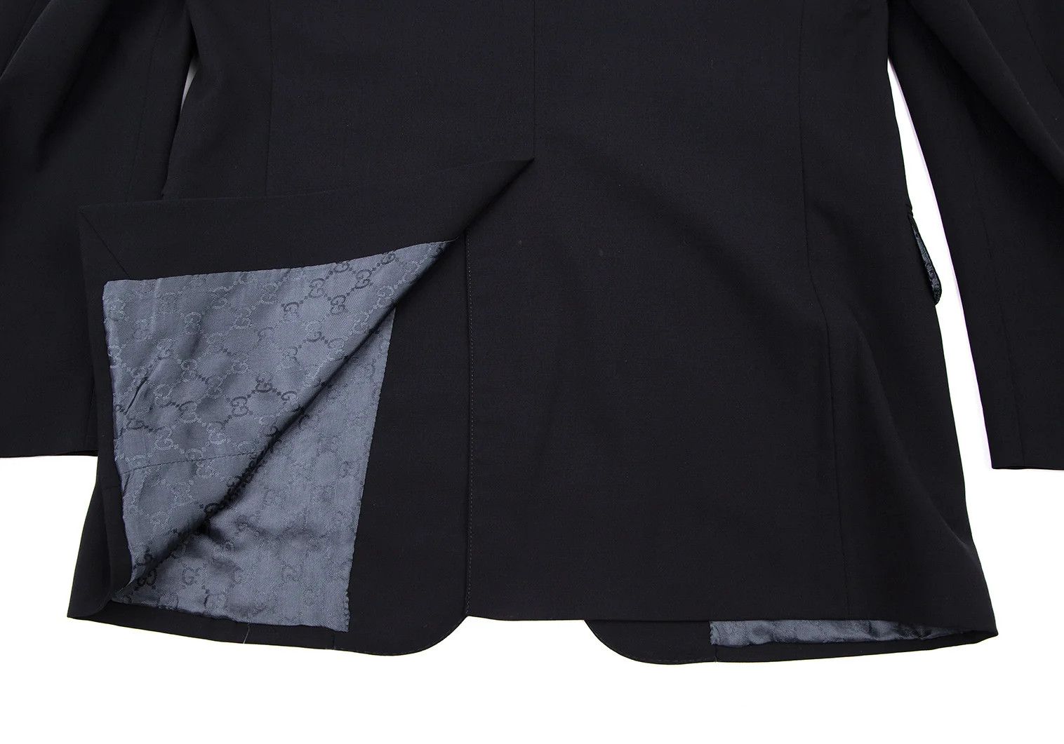 Gucci Stretch Wool Change Pocket Suit in Navy, Size 46 Size US S / EU 44-46 / 1 - 10 Thumbnail