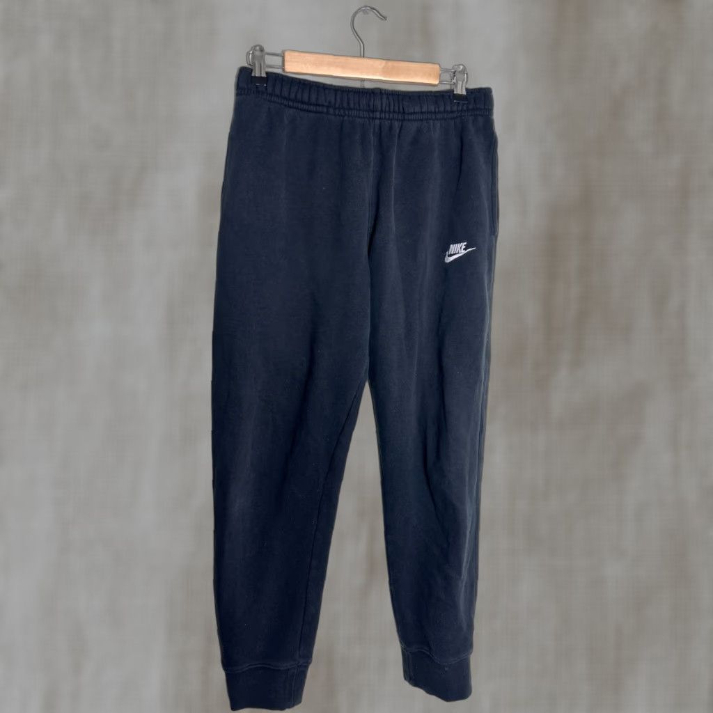 Nike Nike Pants Mens Medium Black Club Fleece Joggers Sweatpants Workout 30x28 Size US 31 - 1 Thumbnail