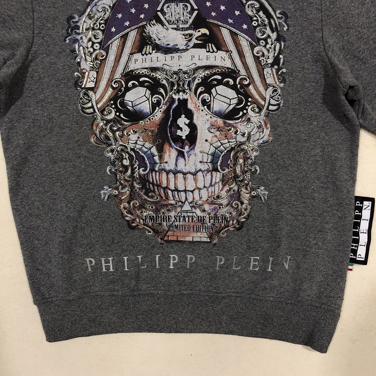 Philipp Plein PHILIPP PLEIN Big Skull Print Sweatshirt Size US XL / EU 56 / 4 - 3 Thumbnail