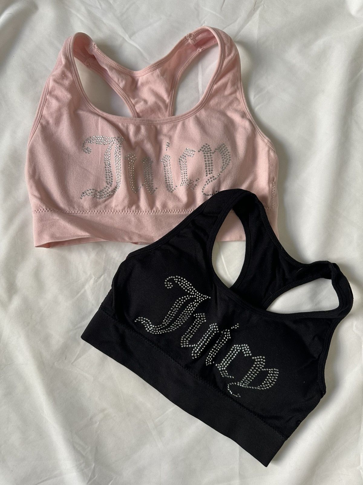 Juicy Couture Juicy Couture Black & Pink Sports Bra Set Size S / US 4 / IT 40 - 1 Preview
