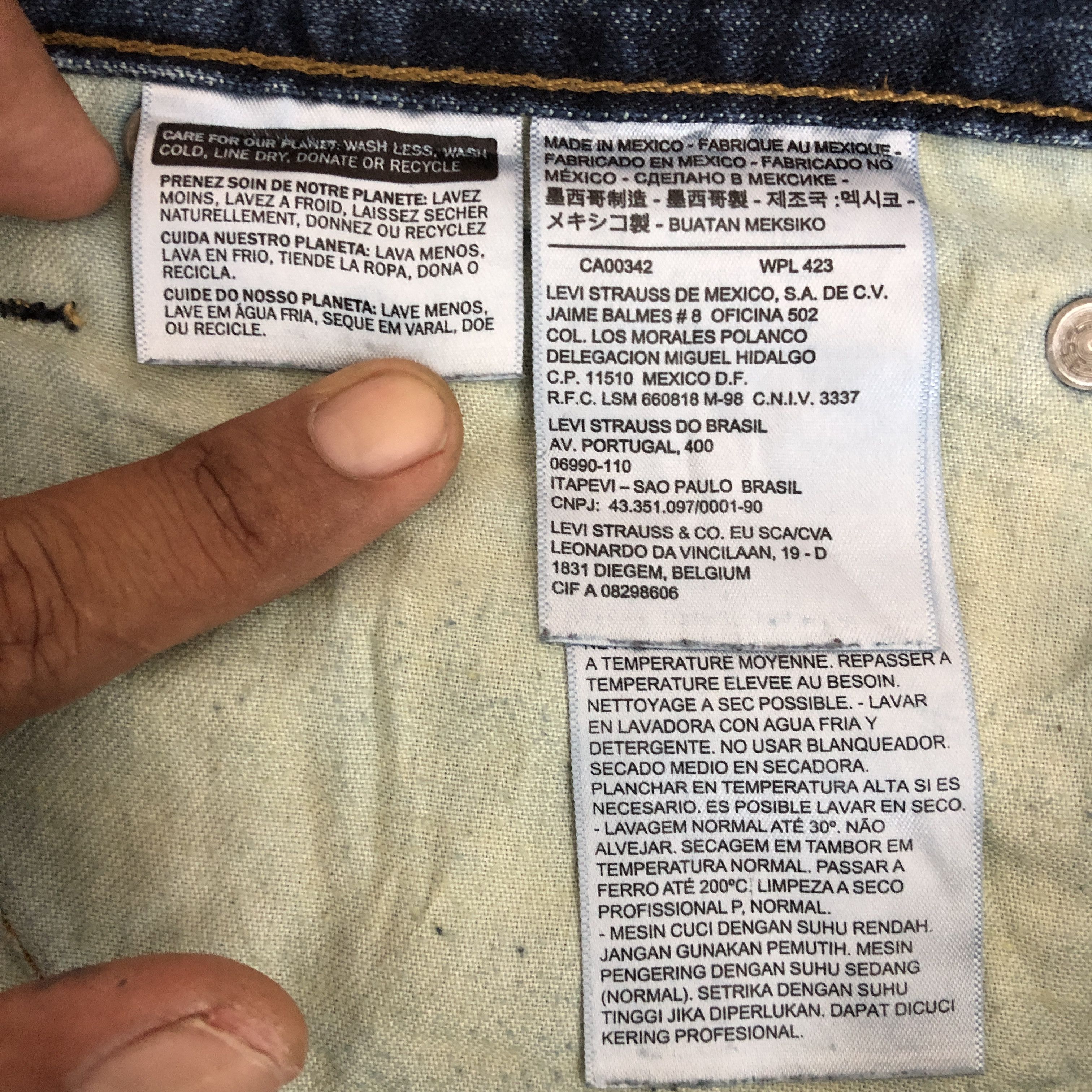 Levi's Vintage Y2K Levis Indigo Wash Jeans Levi's Faded Denim Size US 32 / EU 48 - 10 Thumbnail