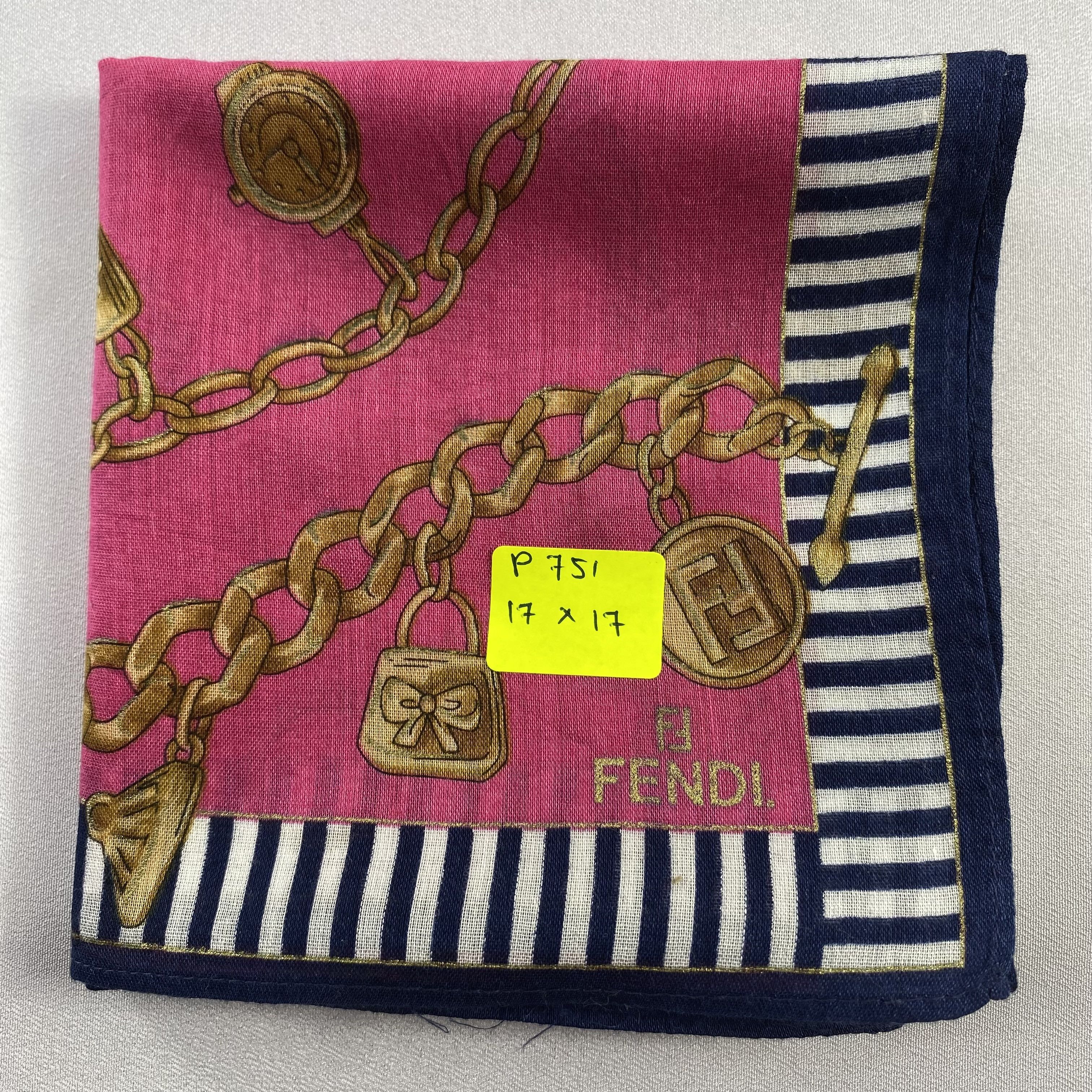 Vintage Fendi Handkerchief / Neckerchief / Bandana-P751 Size ONE SIZE - 5 Thumbnail