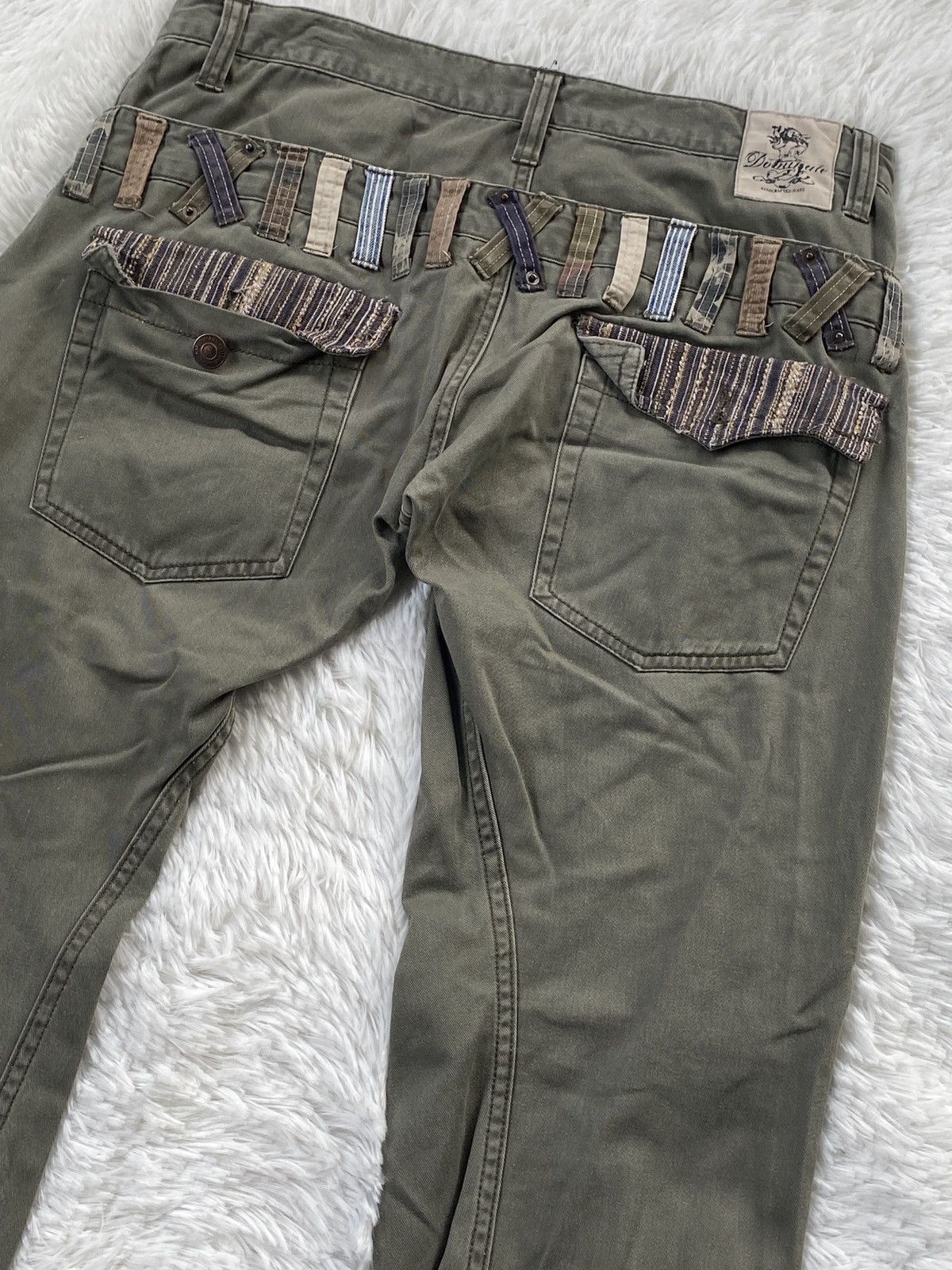 Japanese Brand × Seditionaries 🔥RARE🔥Dominated Handcrafted Jeans Japan Denim Double Waist Size US 34 / EU 50 - 9 Thumbnail