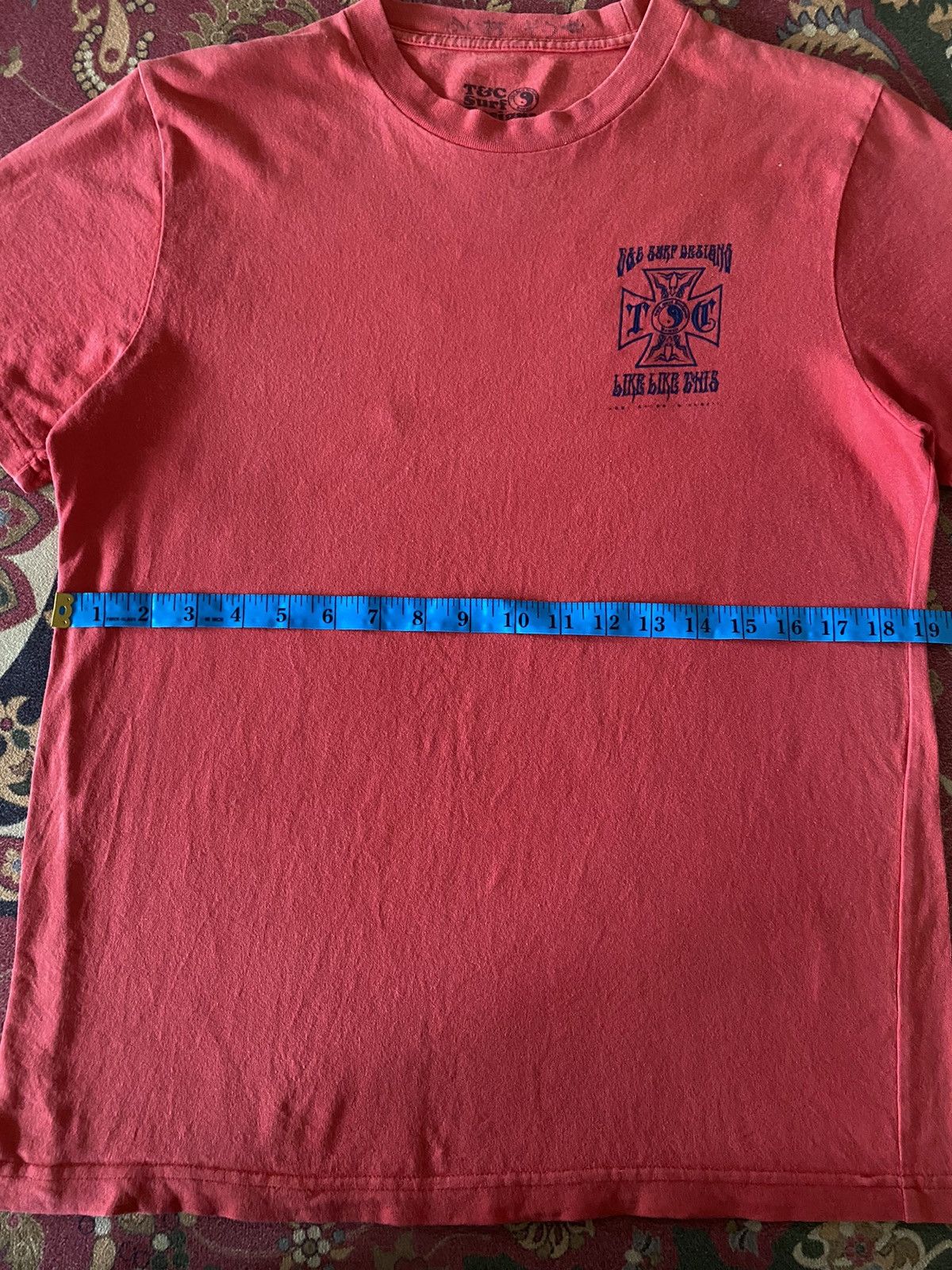 Japanese Brand × Vintage T&C Surf Design Style Cross Design Style Tee Size US M / EU 48-50 / 2 - 9 Thumbnail