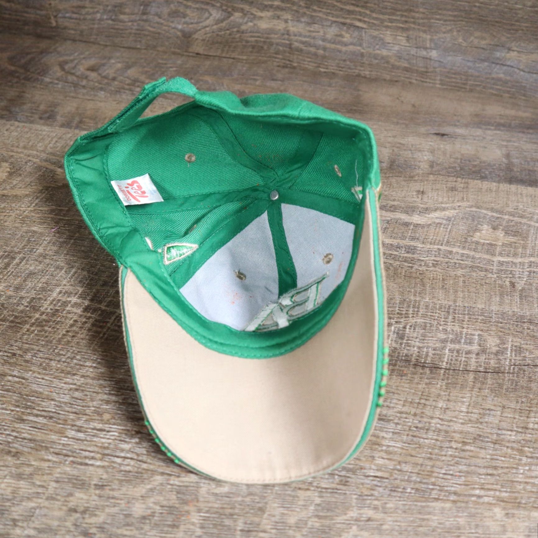 Vintage VINTAGE Bahamas Men's Baseball Cap Hat Adjustable Green 58cm Embroidered Size ONE SIZE - 7 Thumbnail