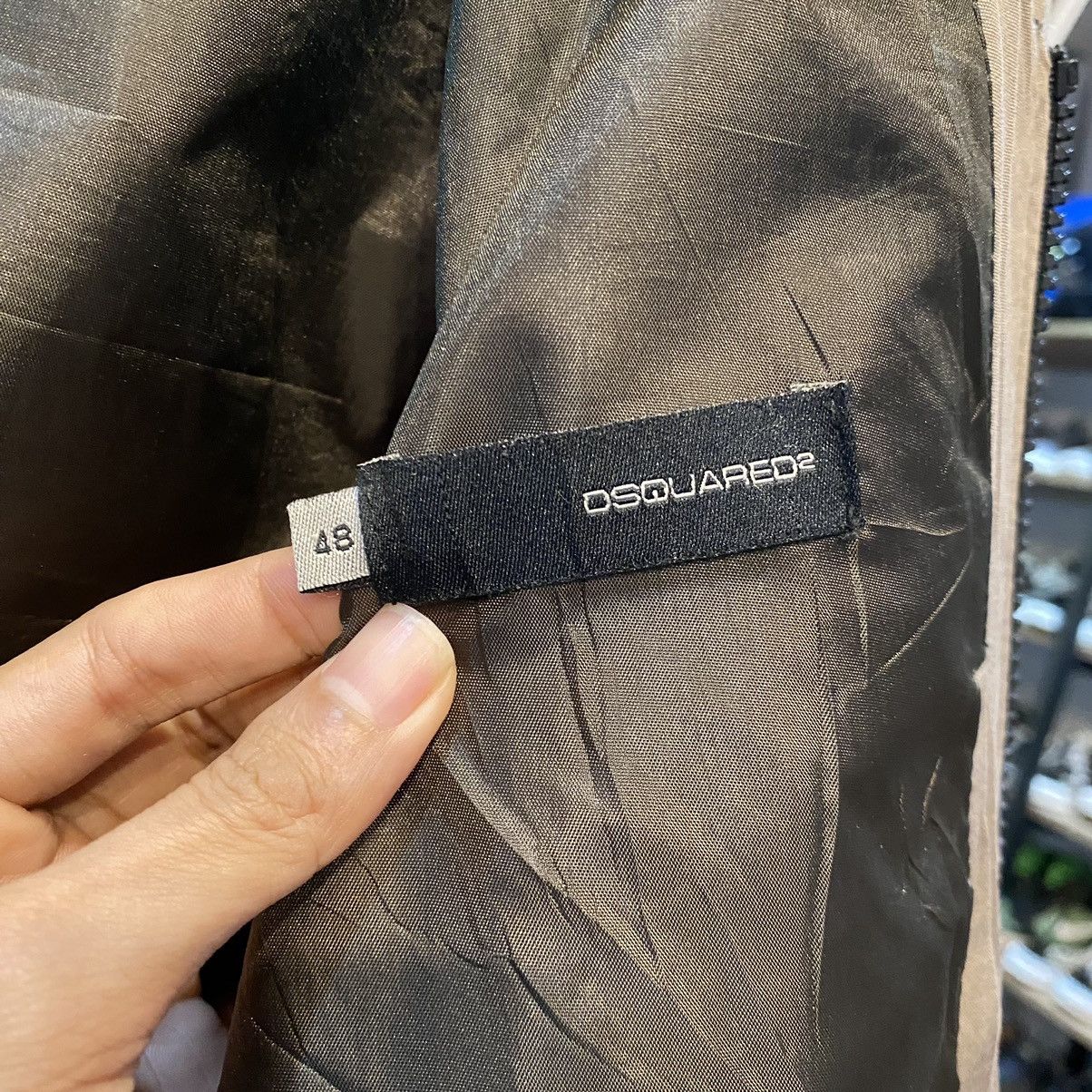 Dsquared2 × Vintage Vintage Dsquared coat with string sleeves 2000s Size US M / EU 48-50 / 2 - 11 Thumbnail