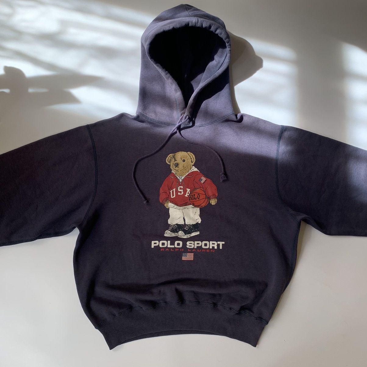 VINTAGE POLO BEAR USA BY POLO SPORT RALPH LAUREN HOODIE