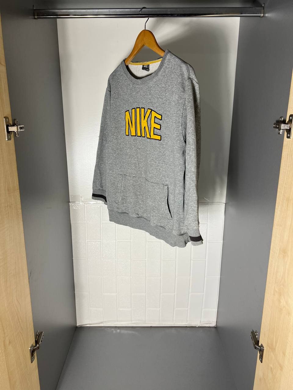 Nike VINTAGE NIKE BIG LOGO SWEATSHIRT RETRO DRILL SWOOSH Y2K 90s Size US XS / EU 42 / 0 - 5 Thumbnail