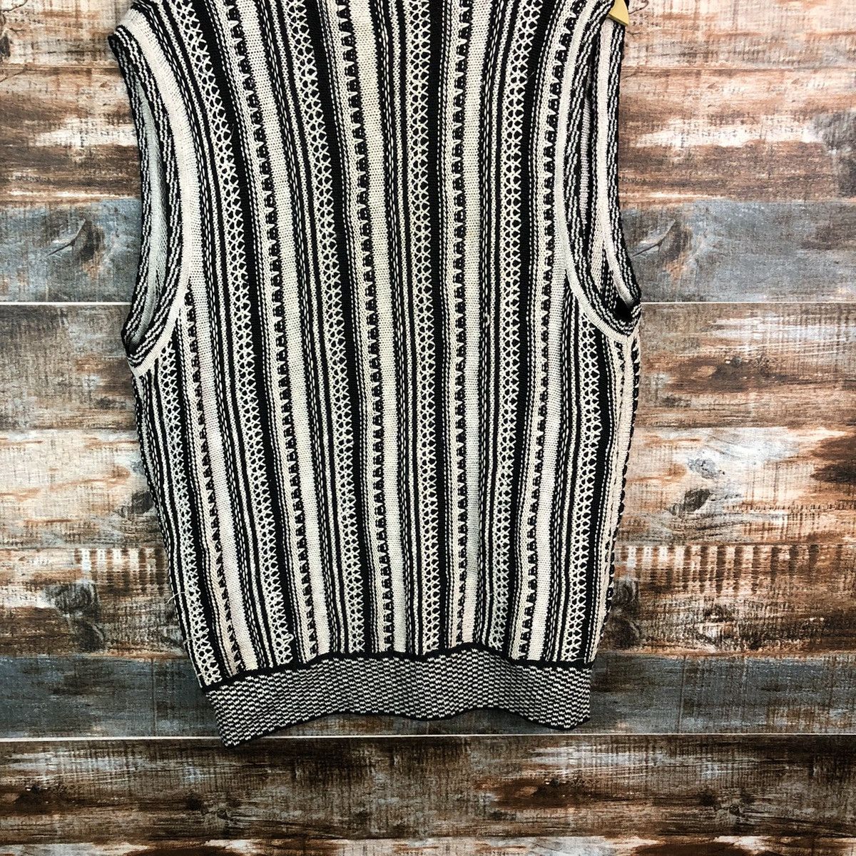 The Masters Masters knitwear Cardigan Vest like coogi #A2303 Size US L / EU 52-54 / 3 - 14 Thumbnail